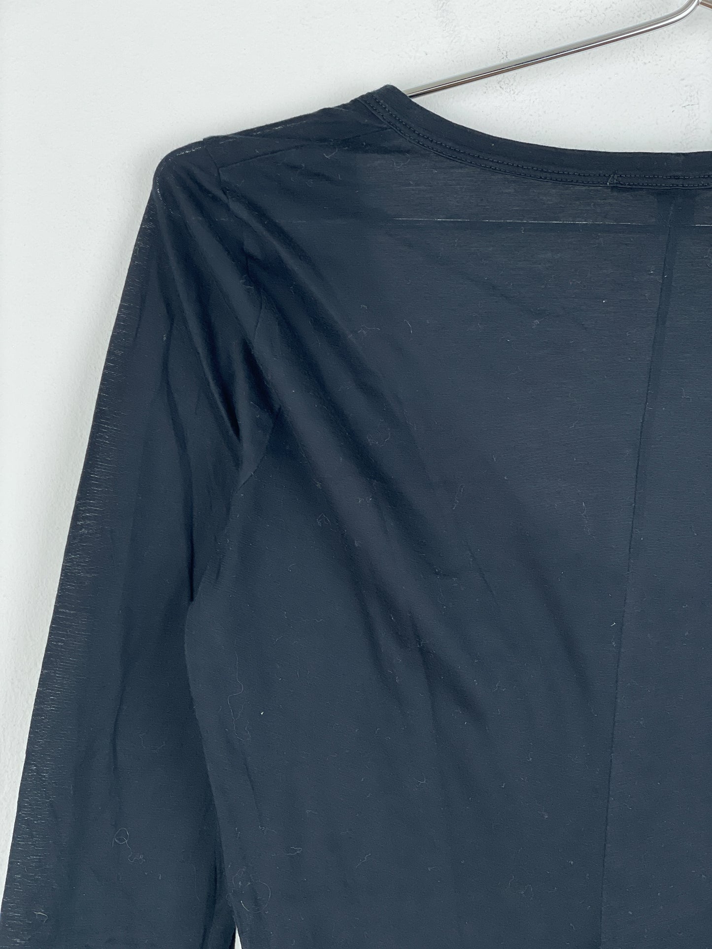 Helmut Lang 2000s Thumb-Strap Bondage Longsleeve Top
