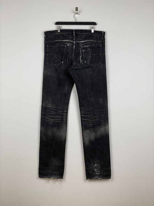 Dior Homme AW03 'Luster' Clawmark Denim Jeans