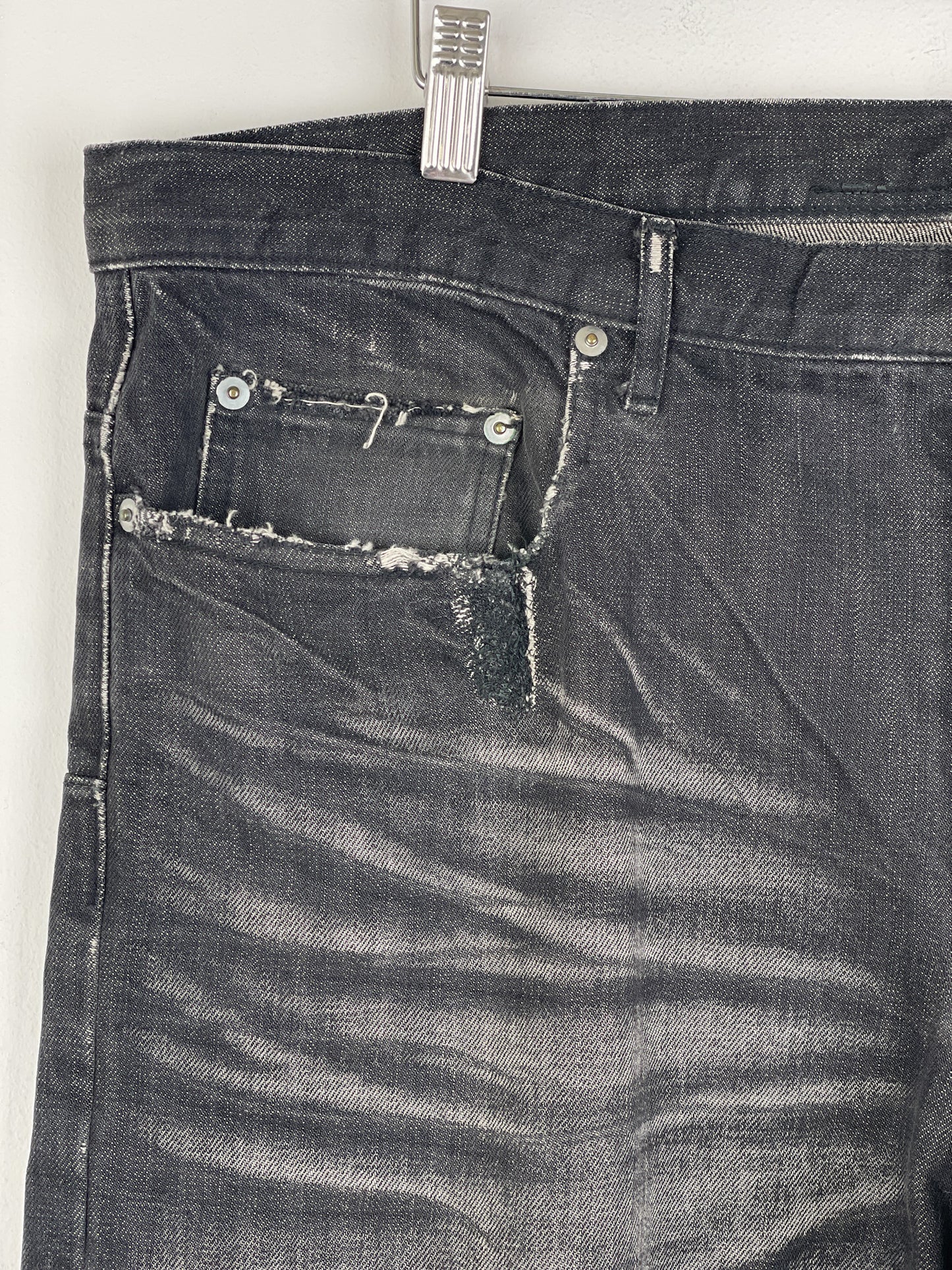 Dior Homme AW03 'Luster' Clawmark Denim Jeans