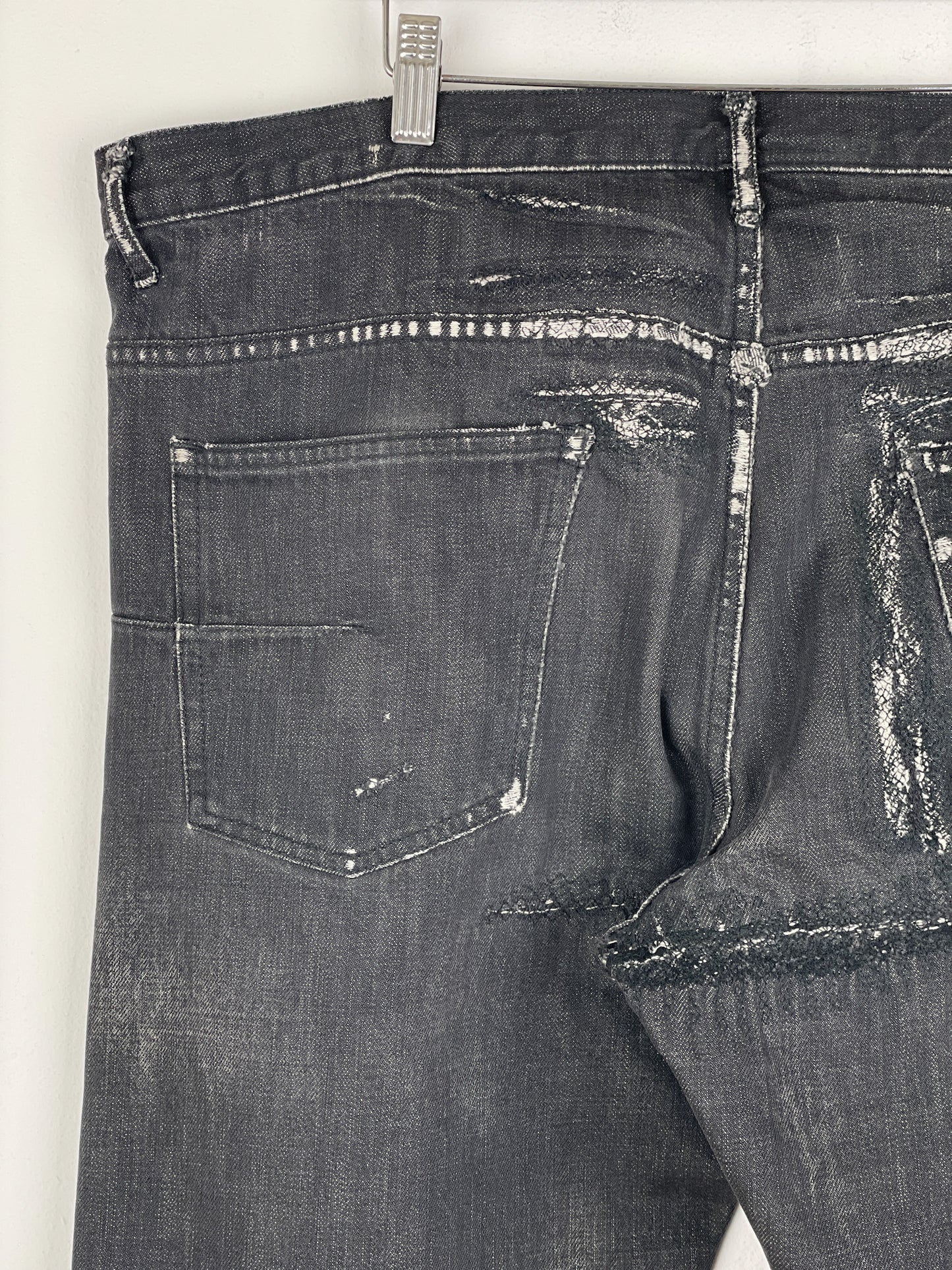 Dior Homme AW03 'Luster' Clawmark Denim Jeans