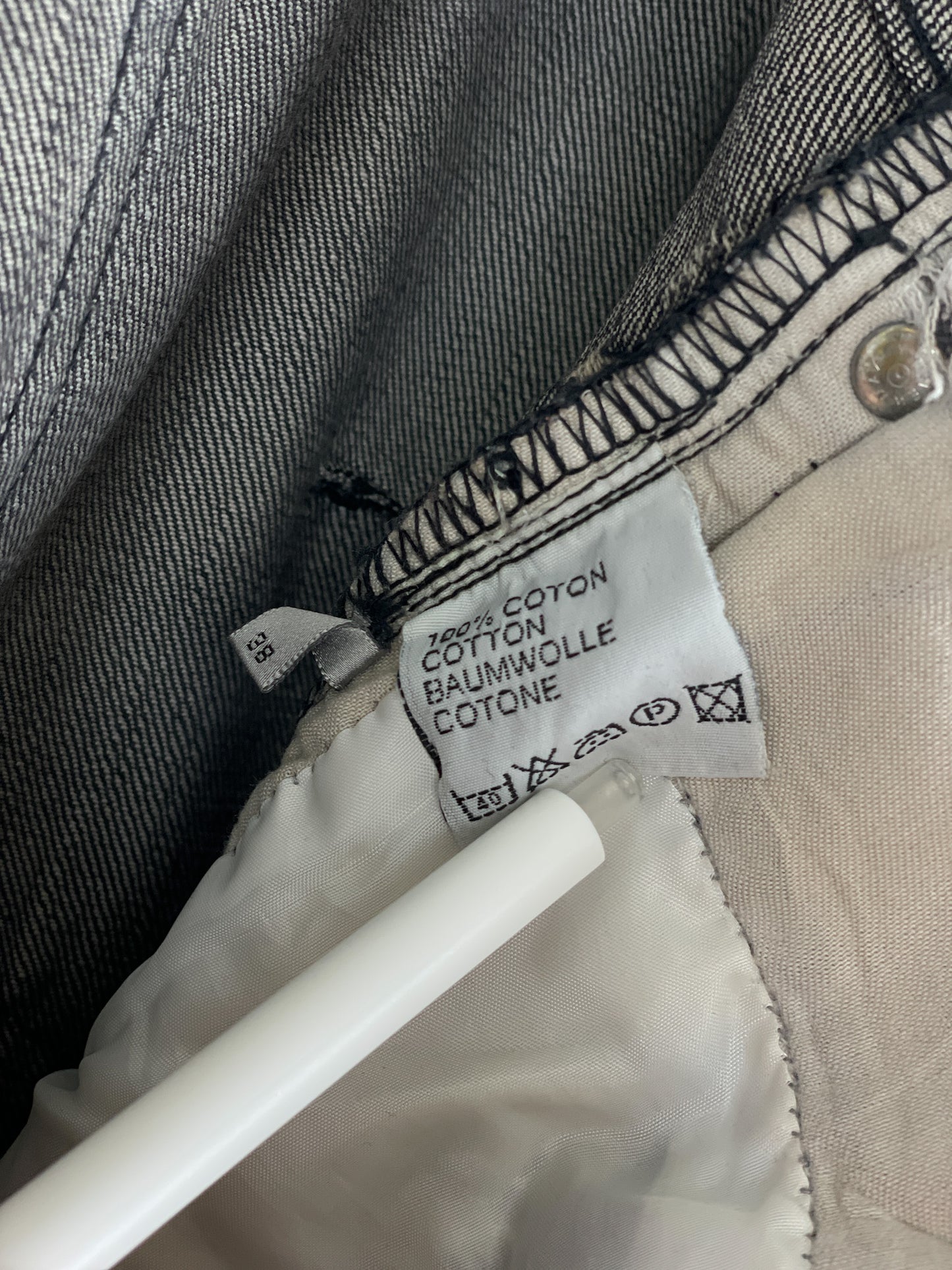 Dior Homme AW03 'Luster' Clawmark Denim Jeans