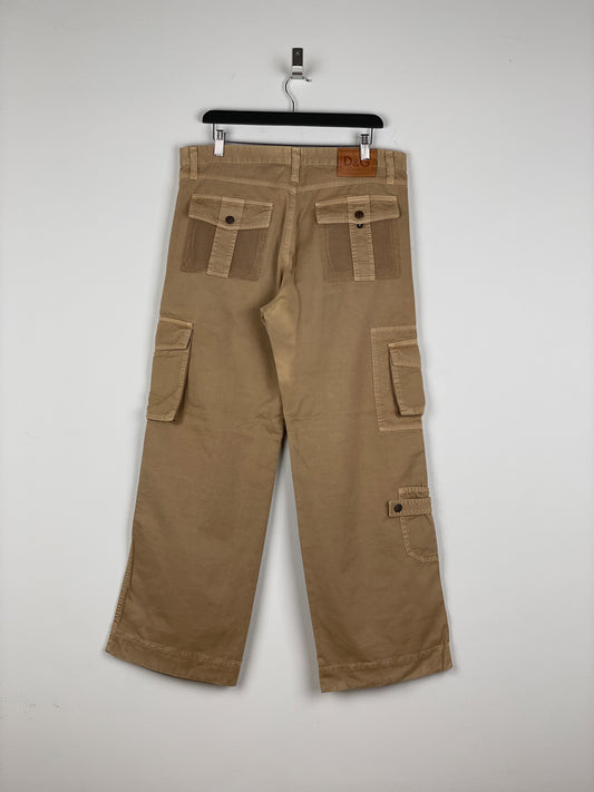 Dolce & Gabbana SS03 Multi-Pocket Parachute Cargo Pants