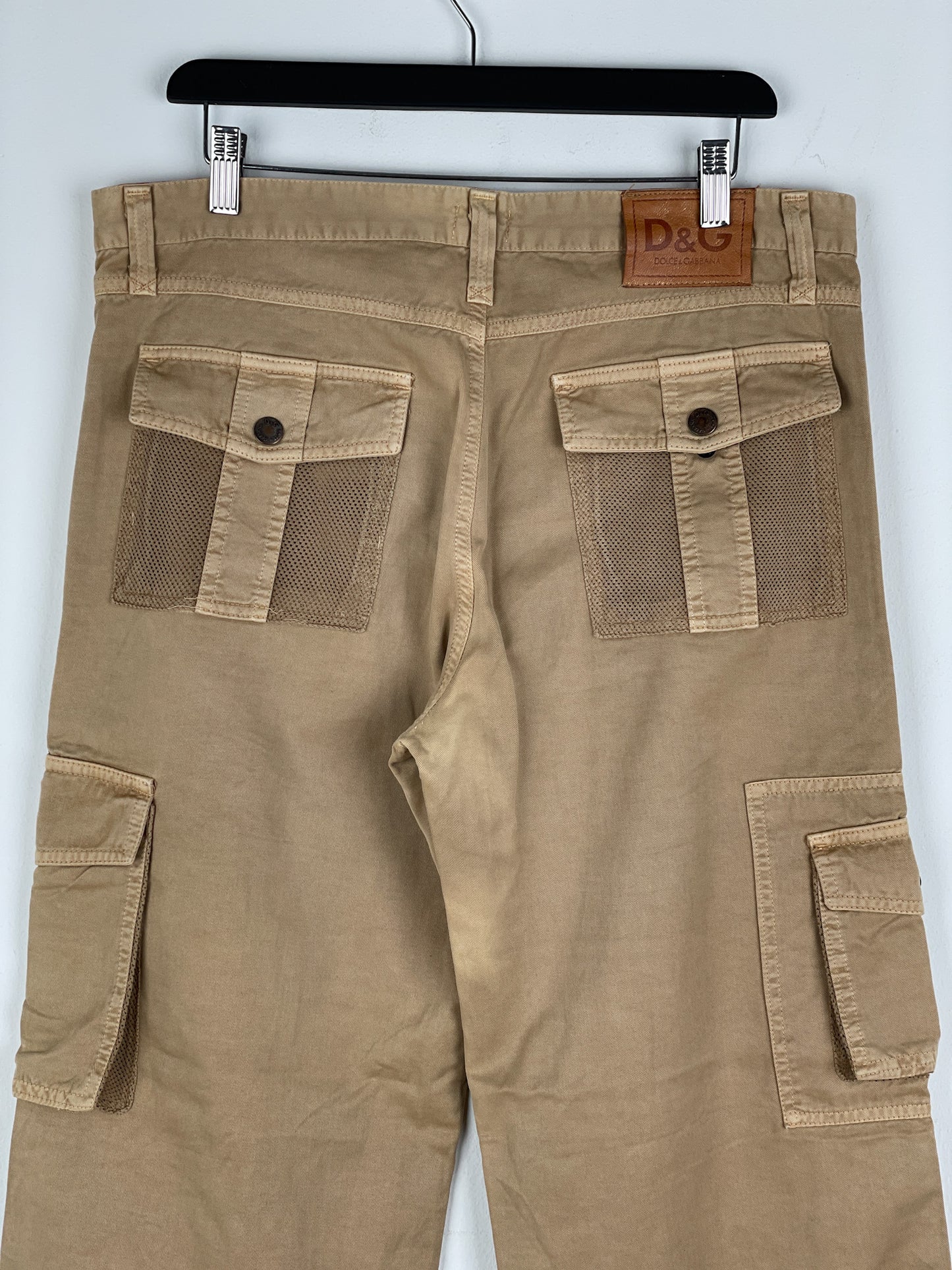 Dolce & Gabbana SS03 Multi-Pocket Parachute Cargo Pants