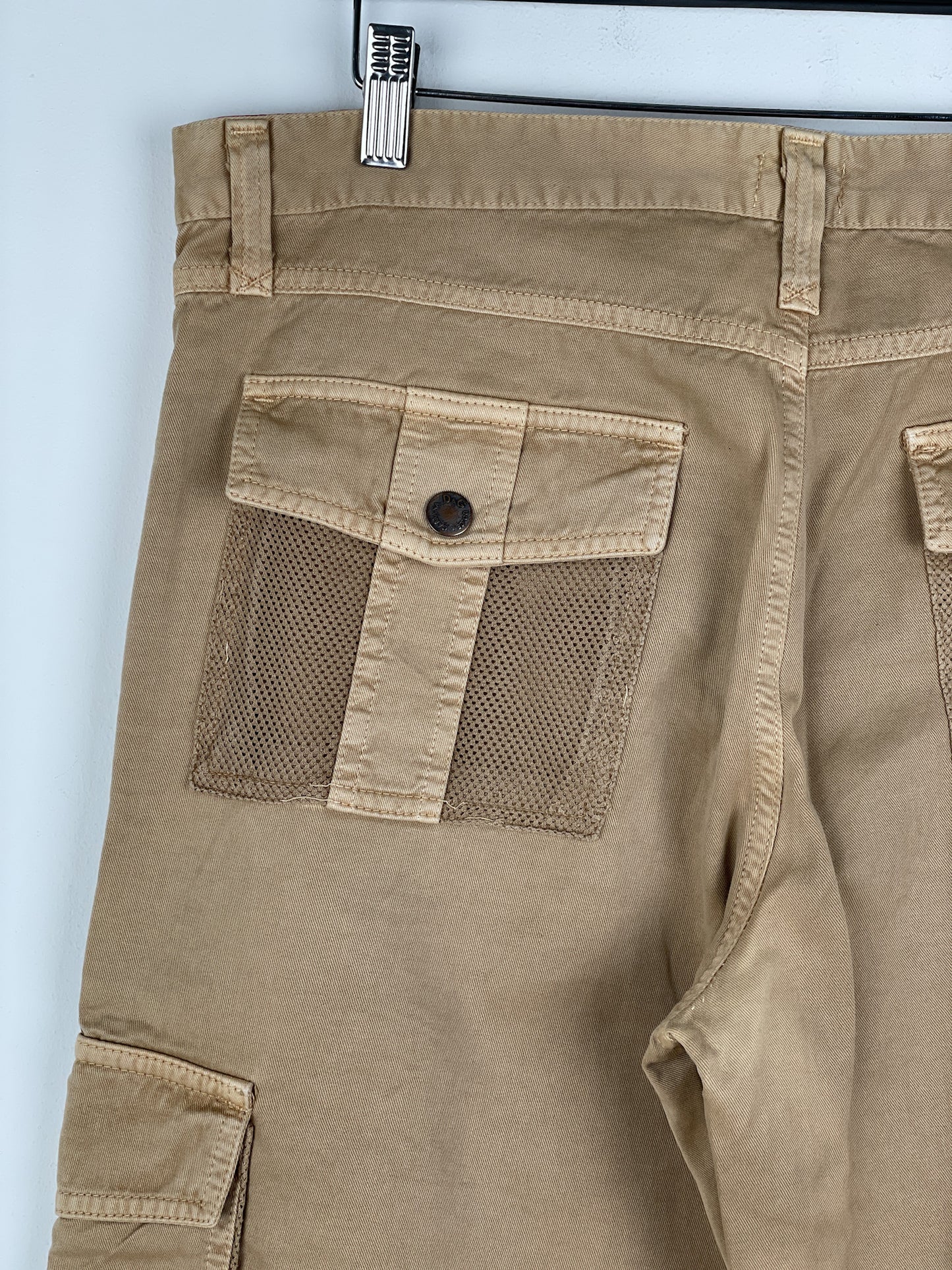 Dolce & Gabbana SS03 Multi-Pocket Parachute Cargo Pants
