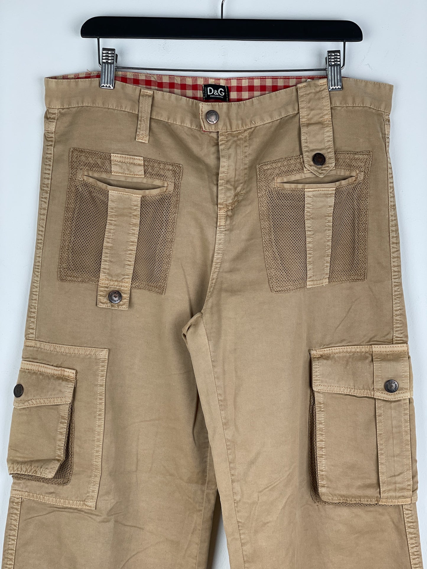 Dolce & Gabbana SS03 Multi-Pocket Parachute Cargo Pants