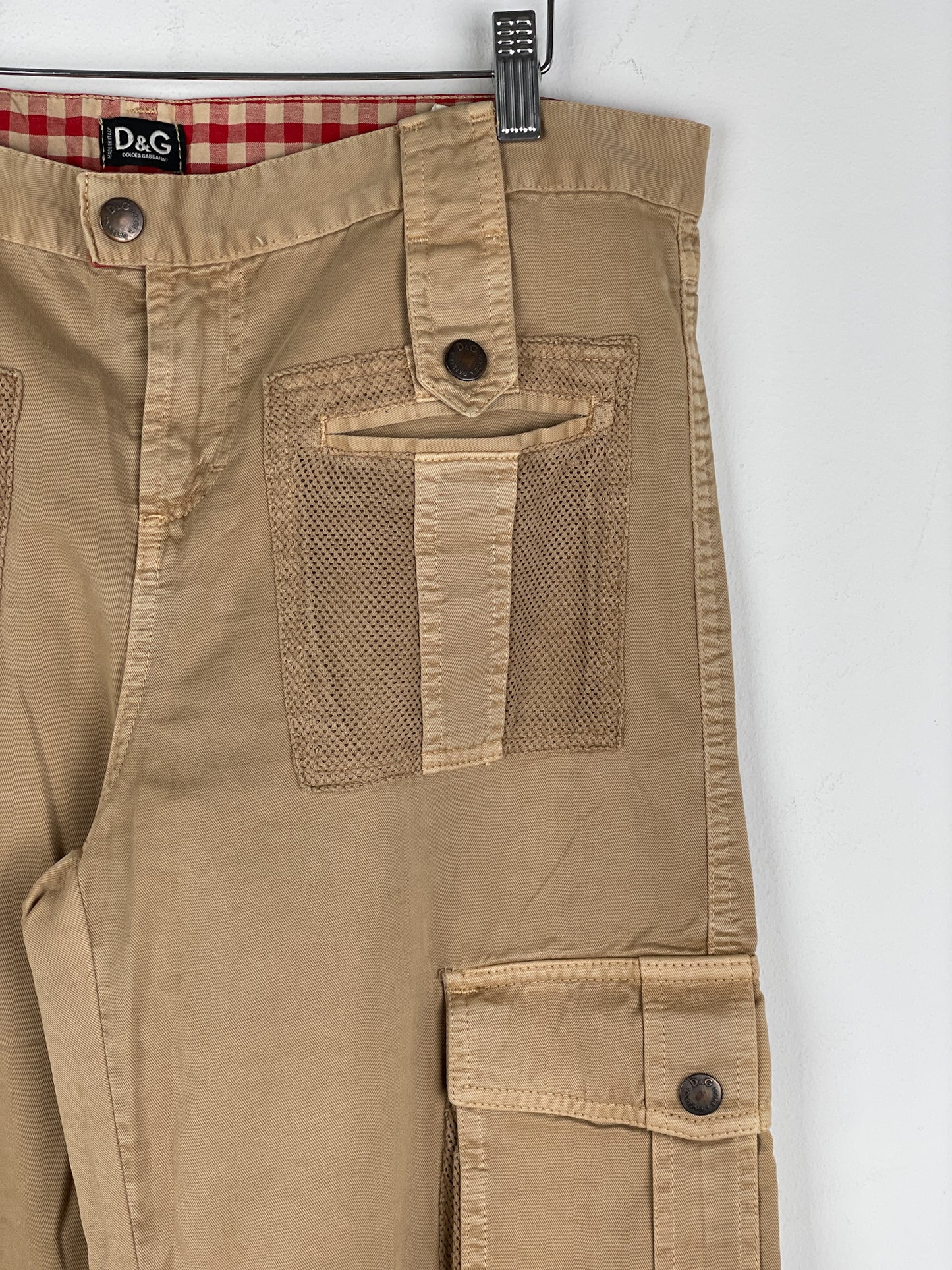 Dolce & Gabbana SS03 Multi-Pocket Parachute Cargo Pants