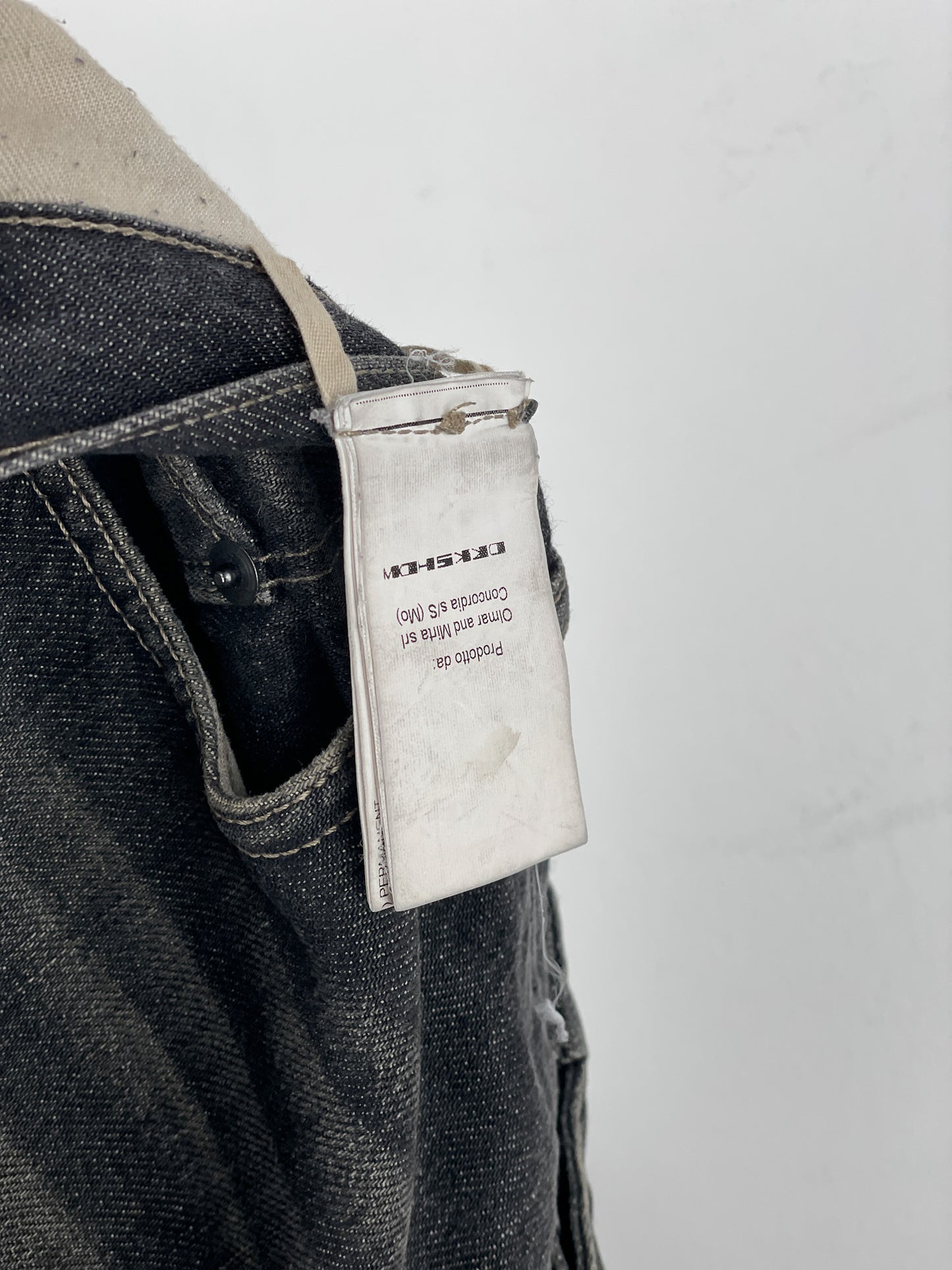 Rick Owens DKRSHDW AW14 'Moody' Detroit Cut Denim Jeans