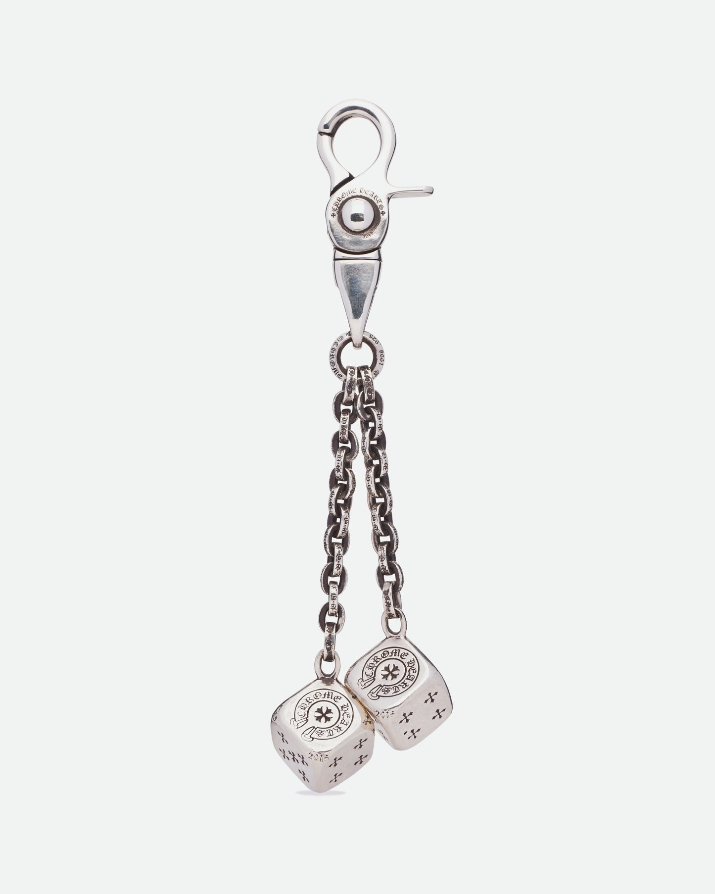 Chrome Hearts Paperchain Dice Keychain