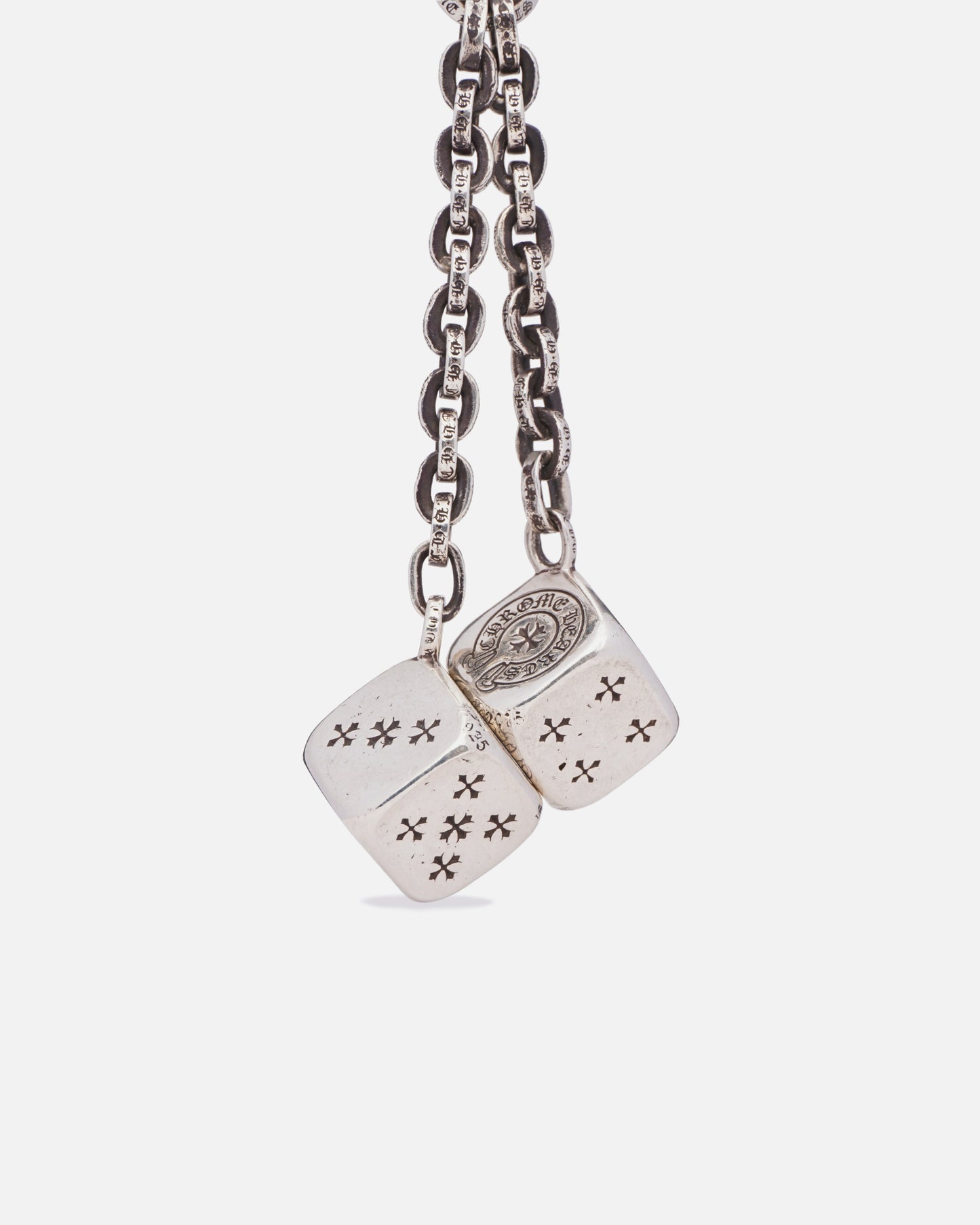 Chrome Hearts Paperchain Dice Keychain