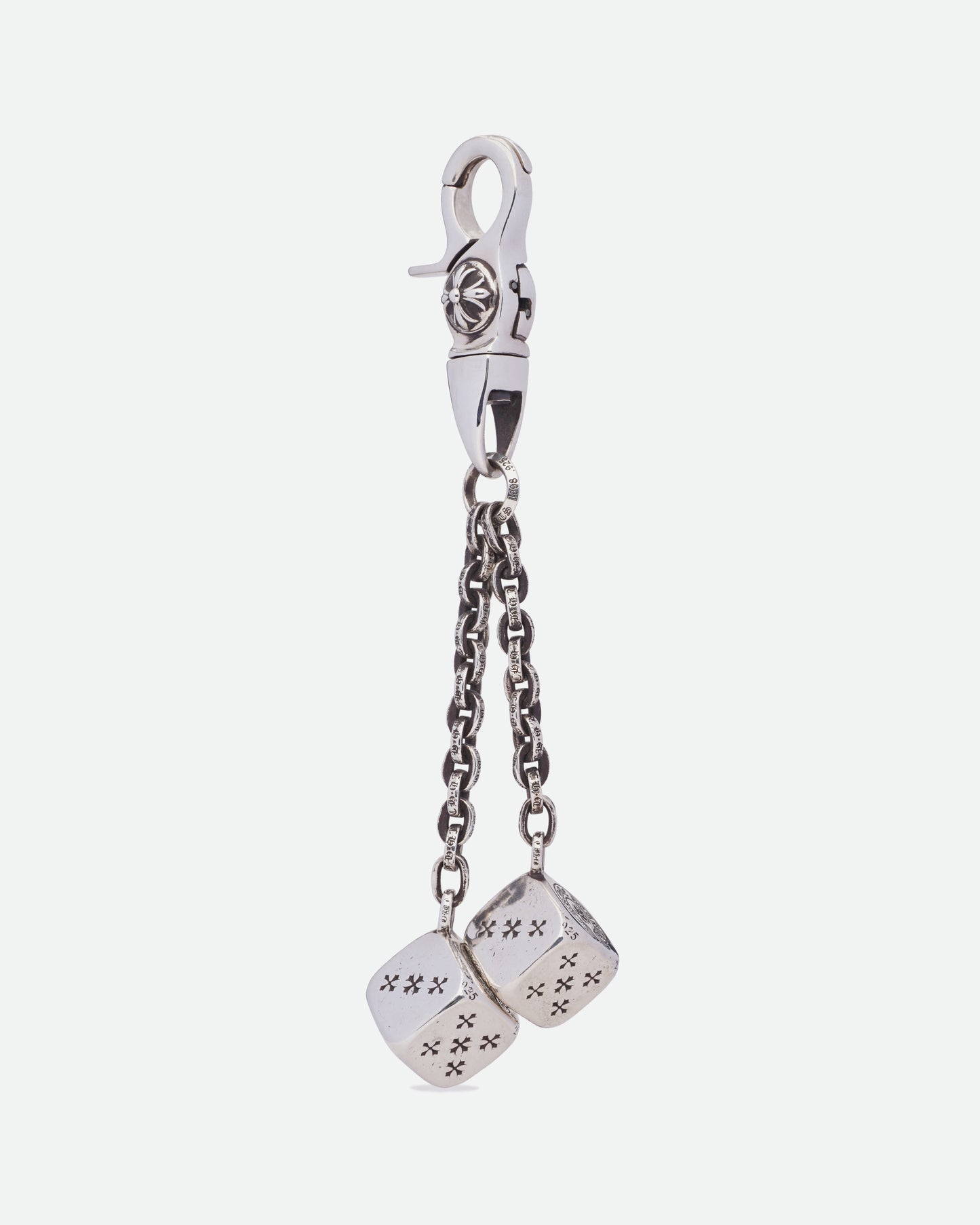 Chrome Hearts Paperchain Dice Keychain