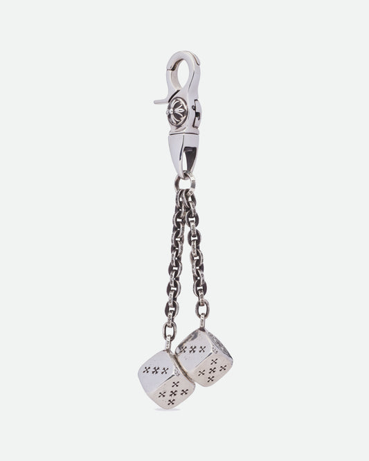 Chrome Hearts Paperchain Dice Keychain