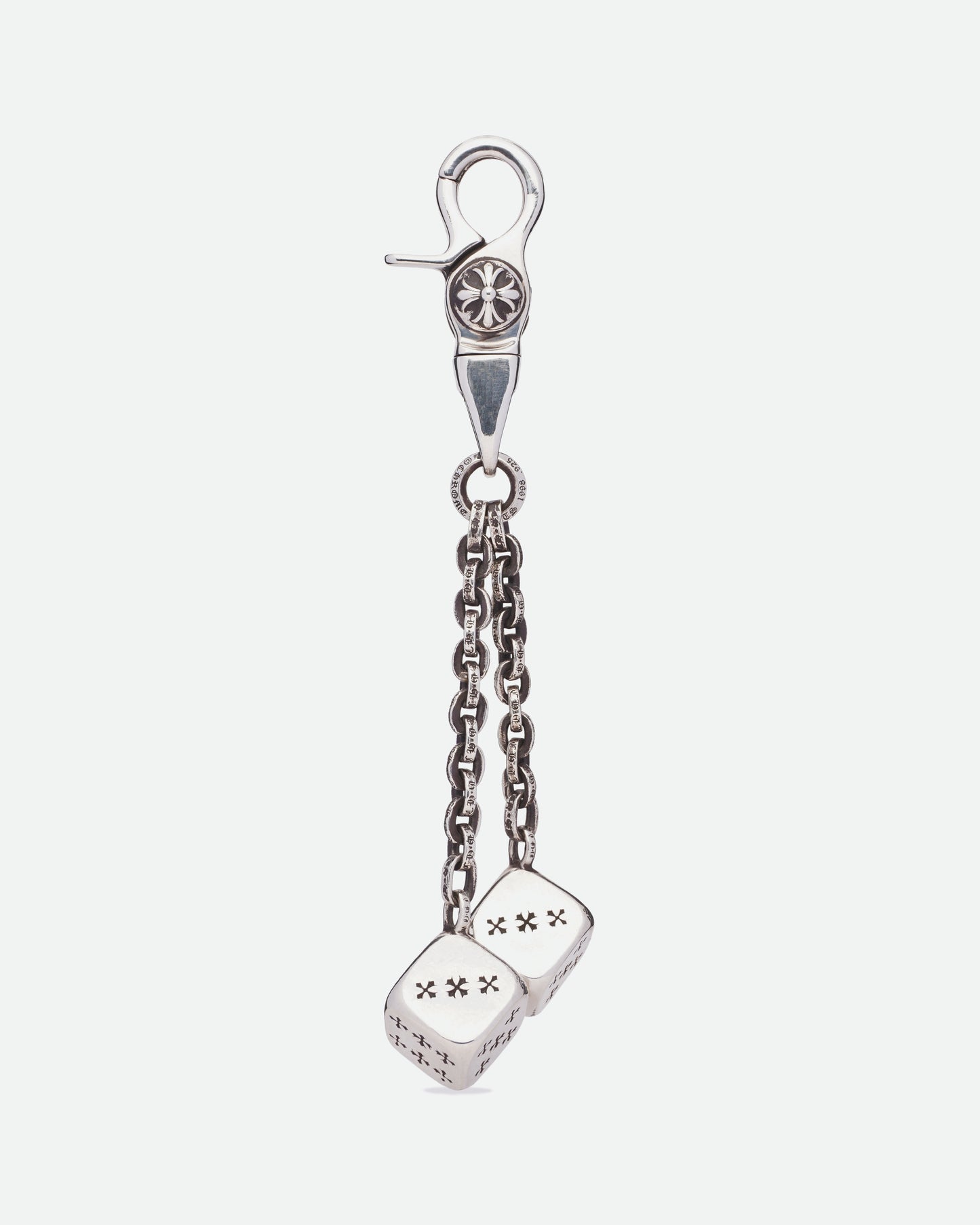 Chrome Hearts Paperchain Dice Keychain