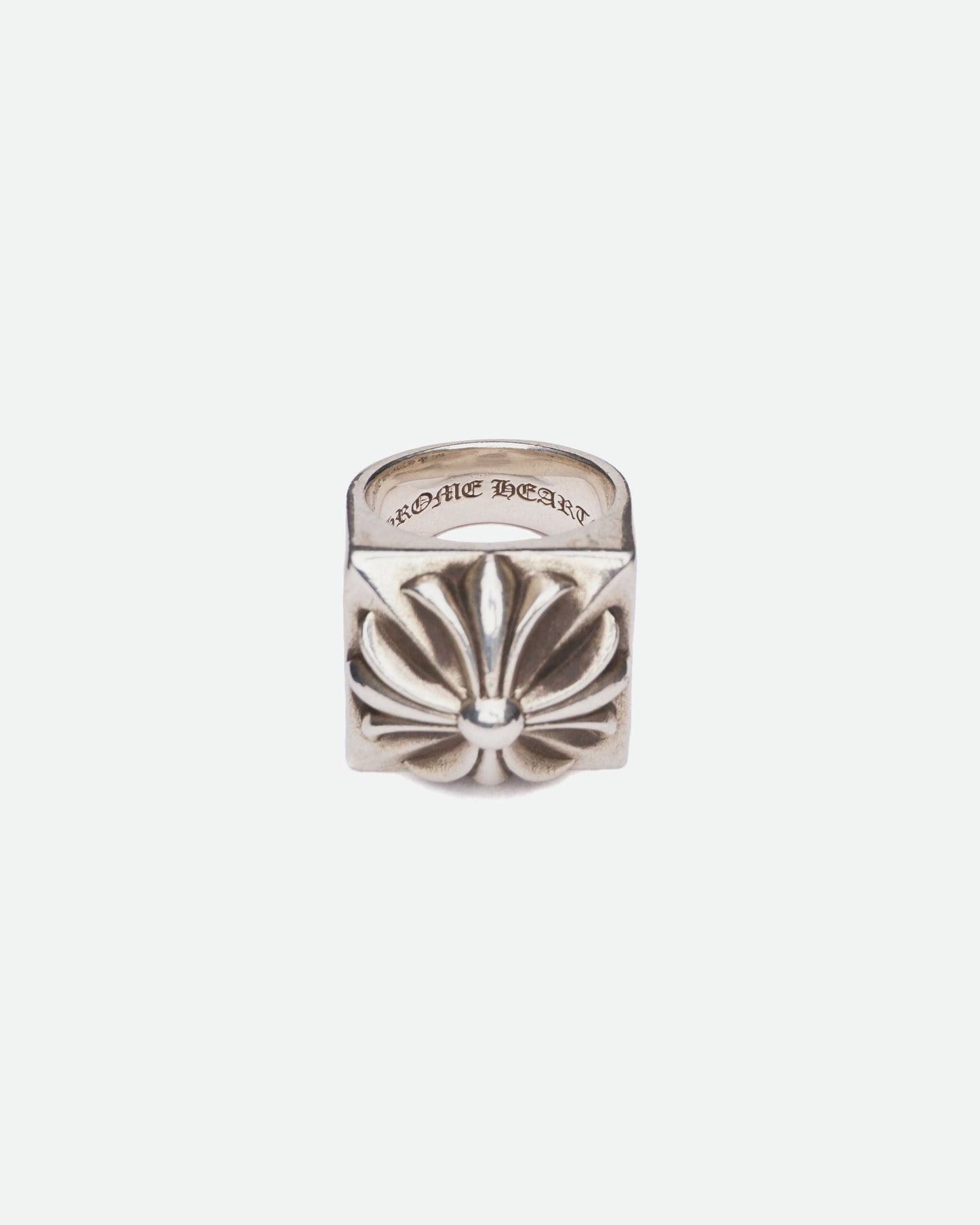 Chrome Hearts Large Pyramide Plus Ring