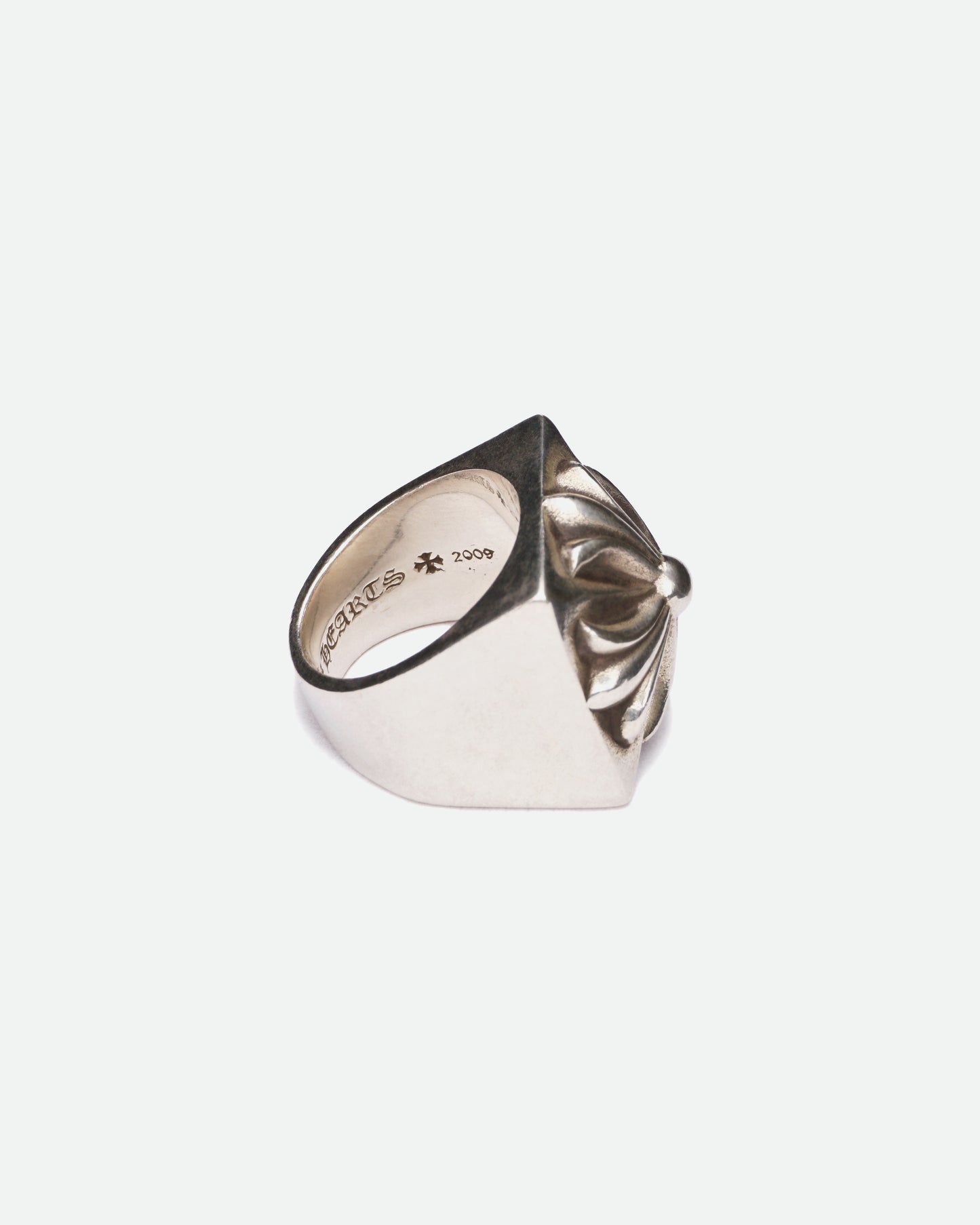Chrome Hearts Large Pyramide Plus Ring