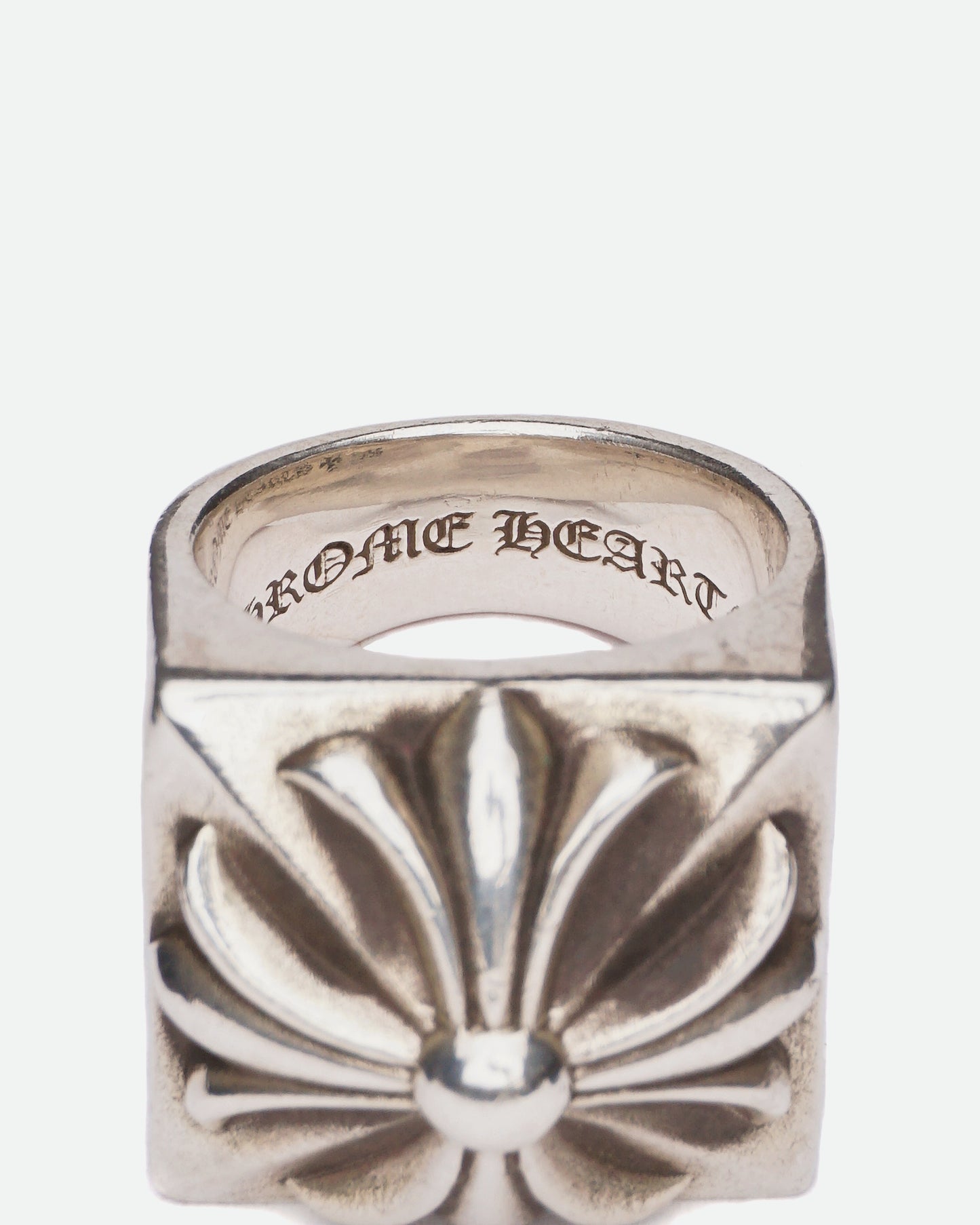 Chrome Hearts Large Pyramide Plus Ring