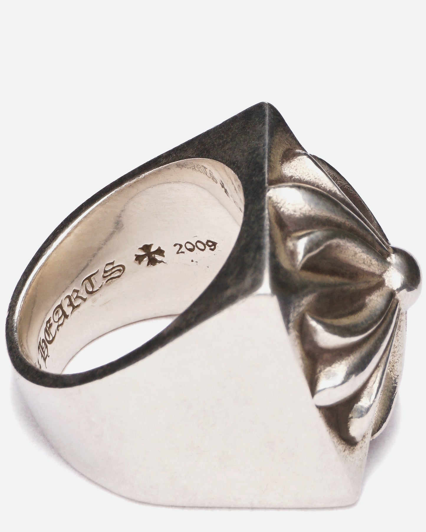 Chrome Hearts Large Pyramide Plus Ring