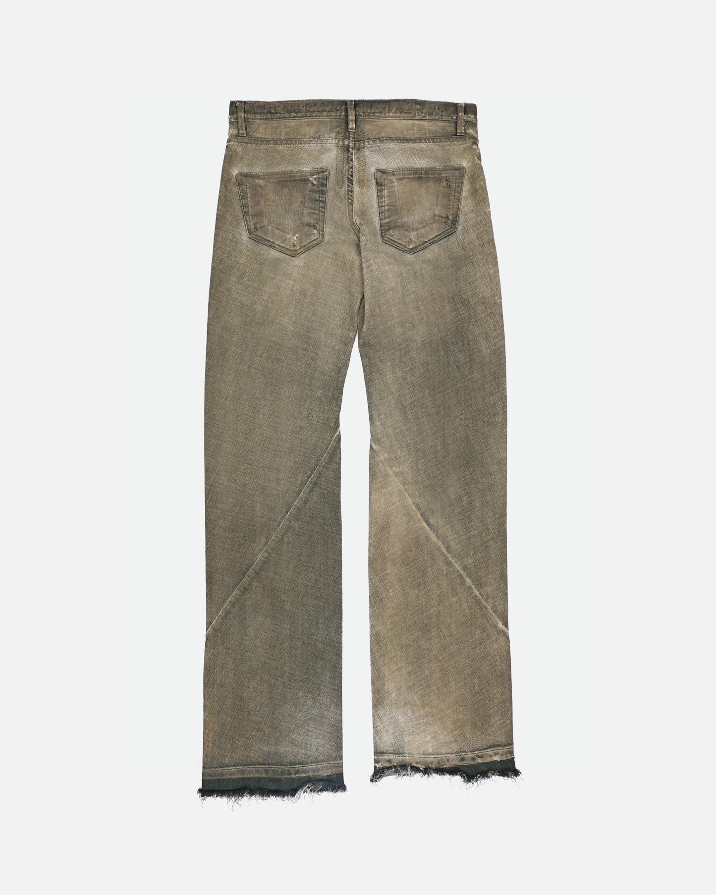 Rick Owens DRKSHDW 2000s Spiral-Seam Denim Jeans