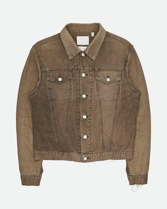 Helmut Lang Jeans SS99 Distressed Corduroy Trucker-Jacket