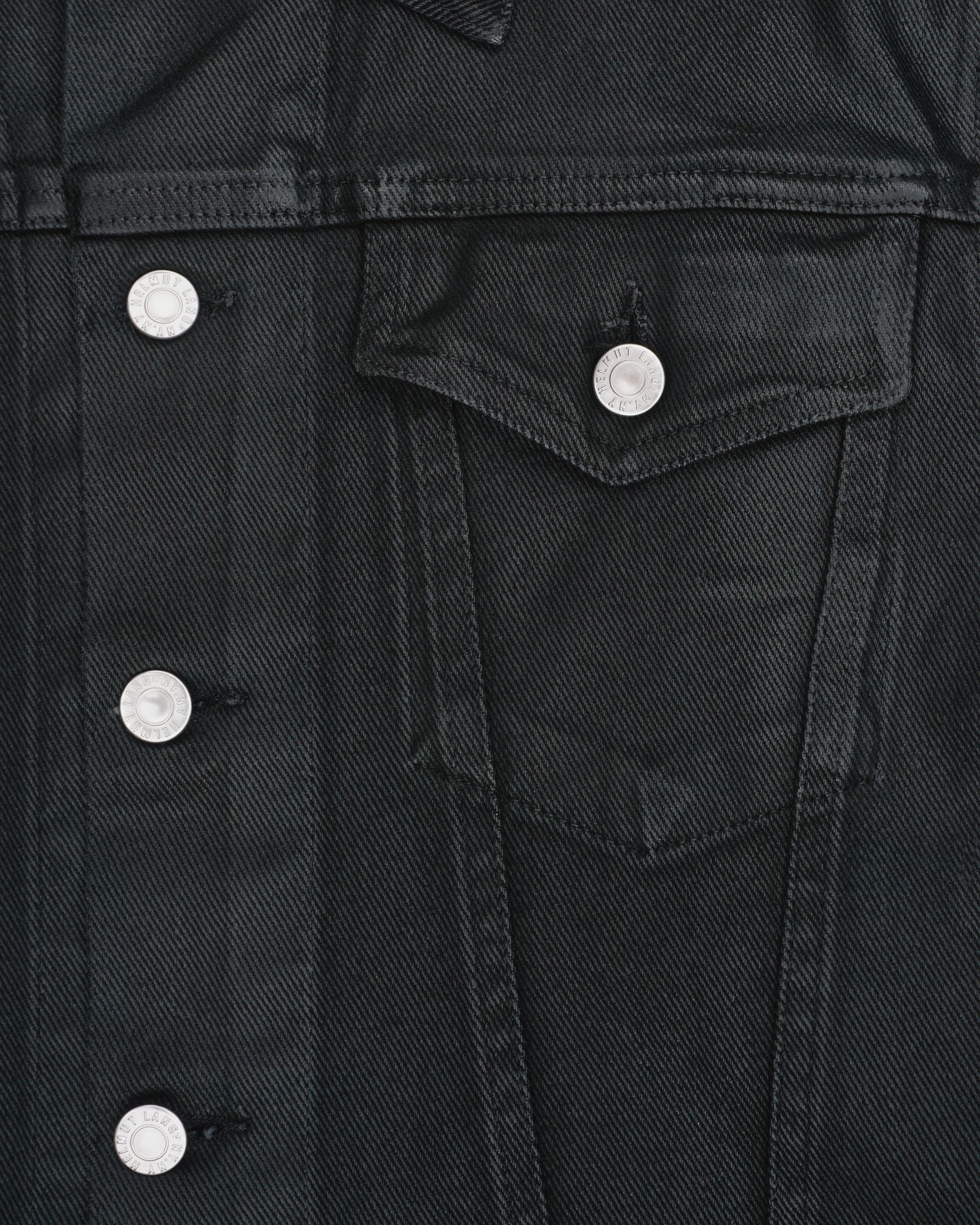 Helmut Lang Jeans SS99 Coated Denim Trucker Jacket