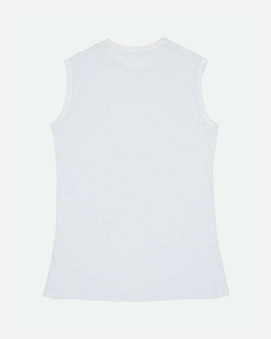 Raf Simons SS05 Texas Pieces Jersey Tank-Top blue M