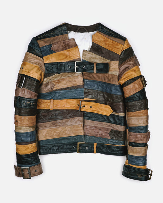 H&M x Maison Margiela Artisanal Belt Leather Jacket