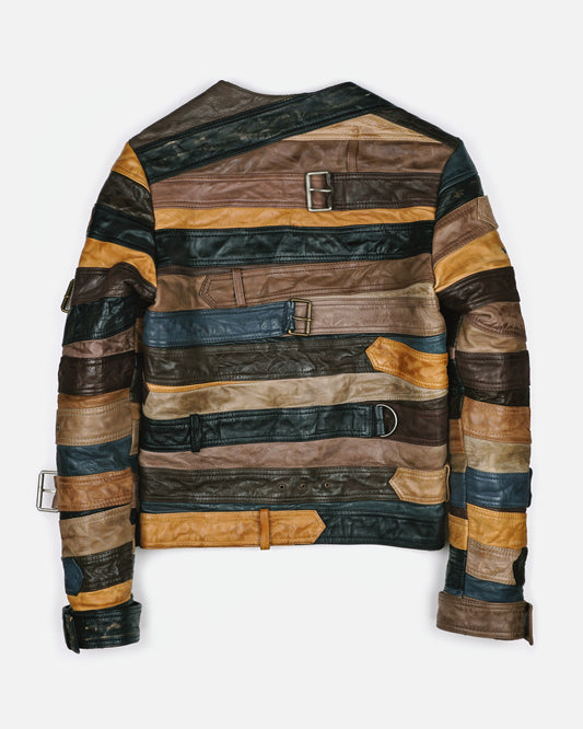 H&M x Maison Margiela Artisanal Belt Leather Jacket