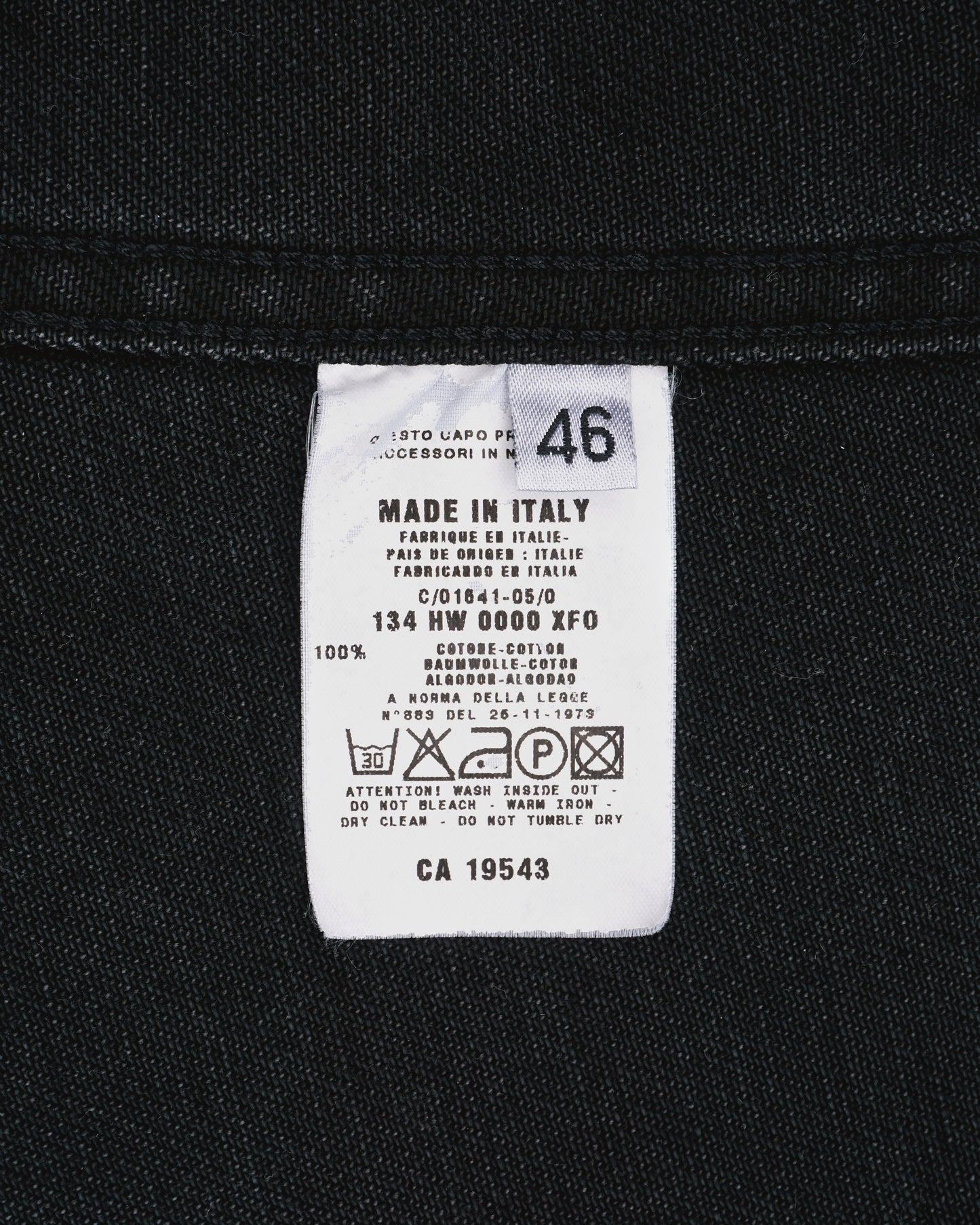 Helmut Lang Jeans SS99 Coated Denim Trucker Jacket