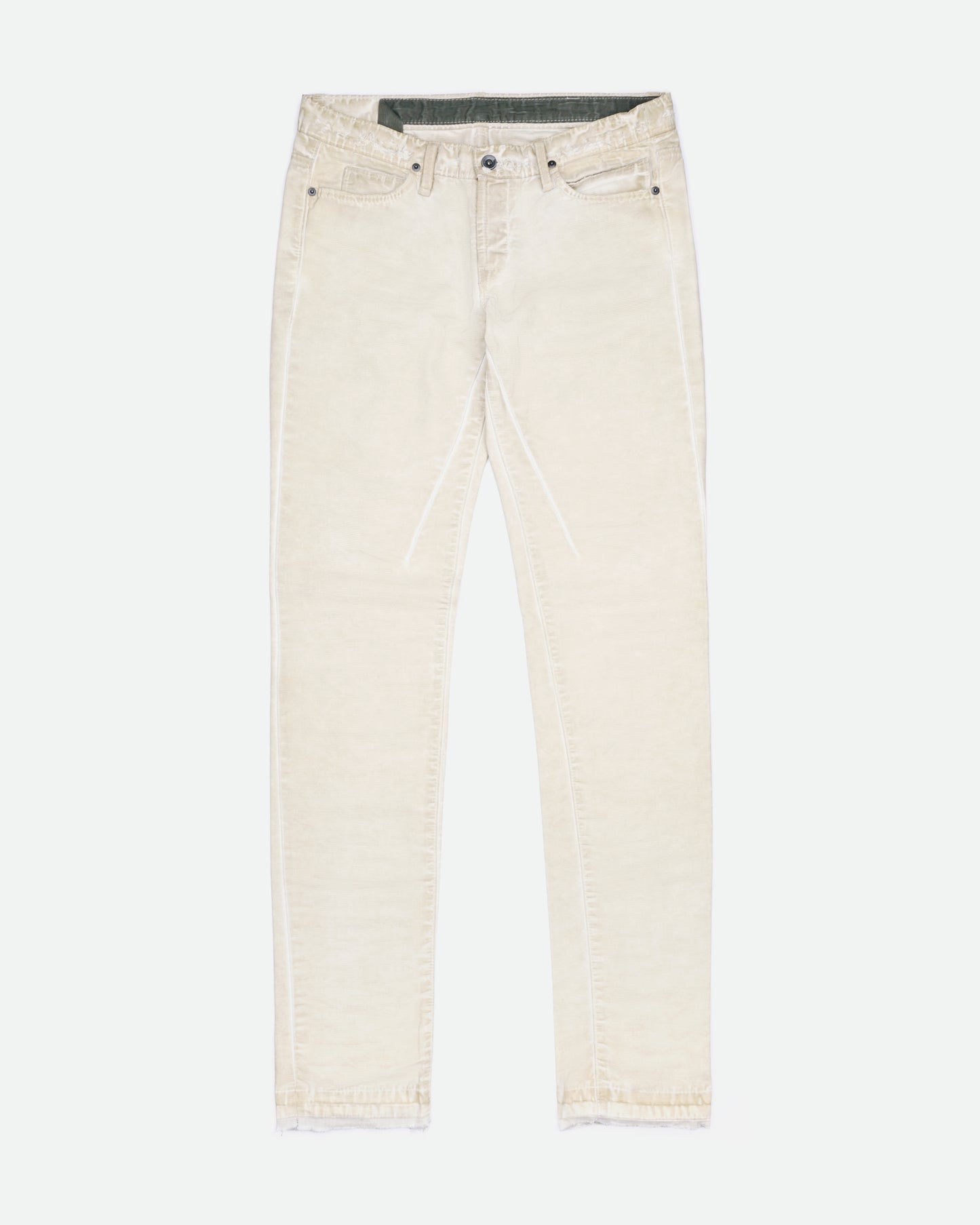 Rick Owens DRKSHDW 2000s Horizontal Corduroy Detroit Cut Denim Jenas