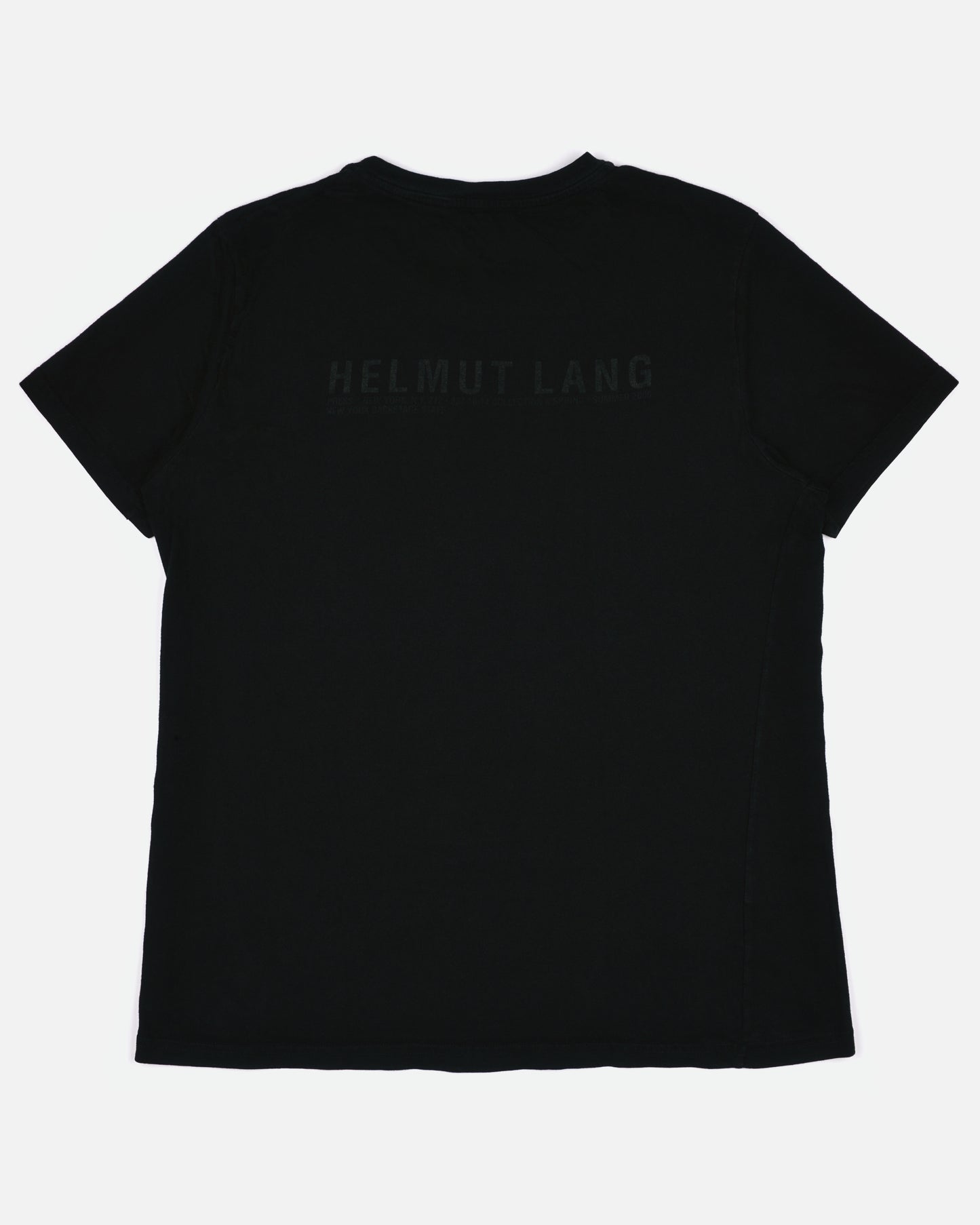 Helmut Lang SS00 Press Logo-Backprint T-Shirt