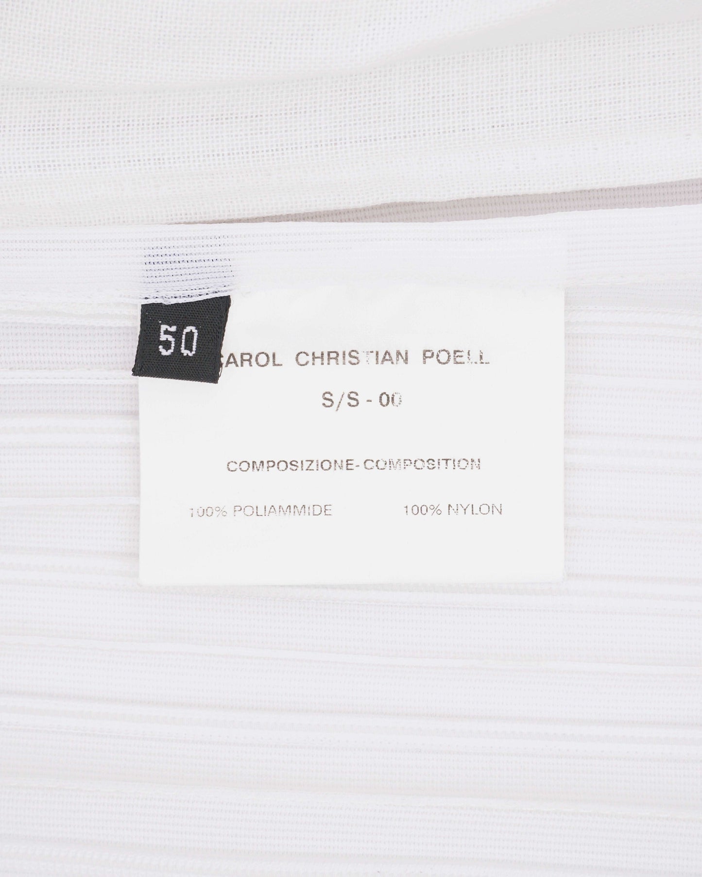 Carol Christian Poell SS00 Zipper Jacket