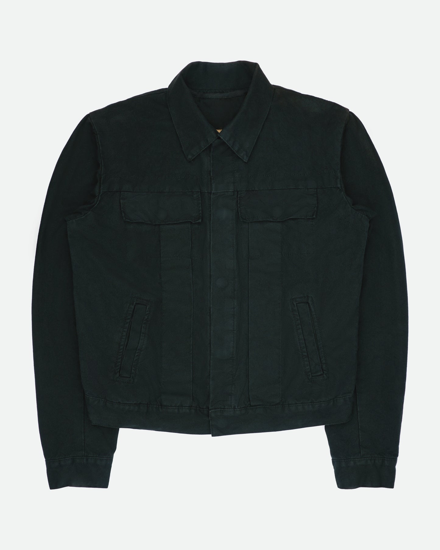 Rick Owens SLAB Sherpa-Lined Denim Jacket