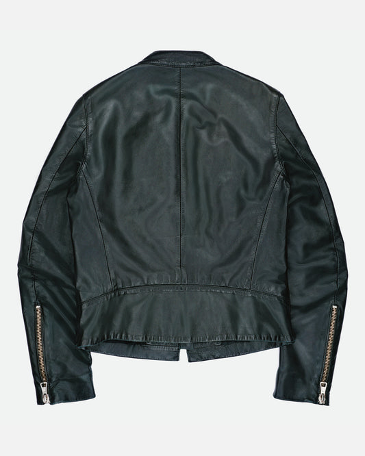 Maison Margiela SS14 5-Zipper Leather Biker Jacket