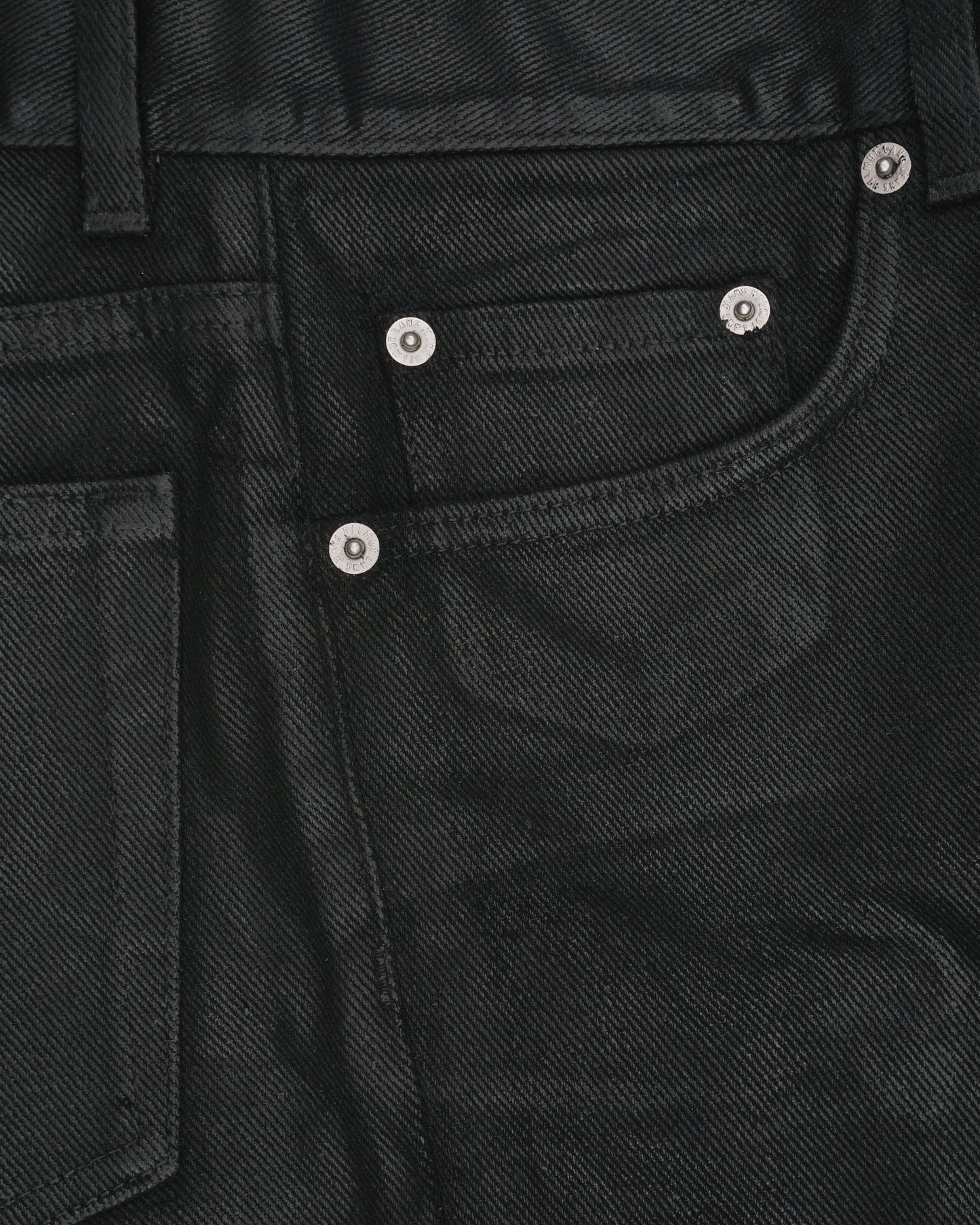 Helmut Lang Jeans SS99 Coated Denim Jeans