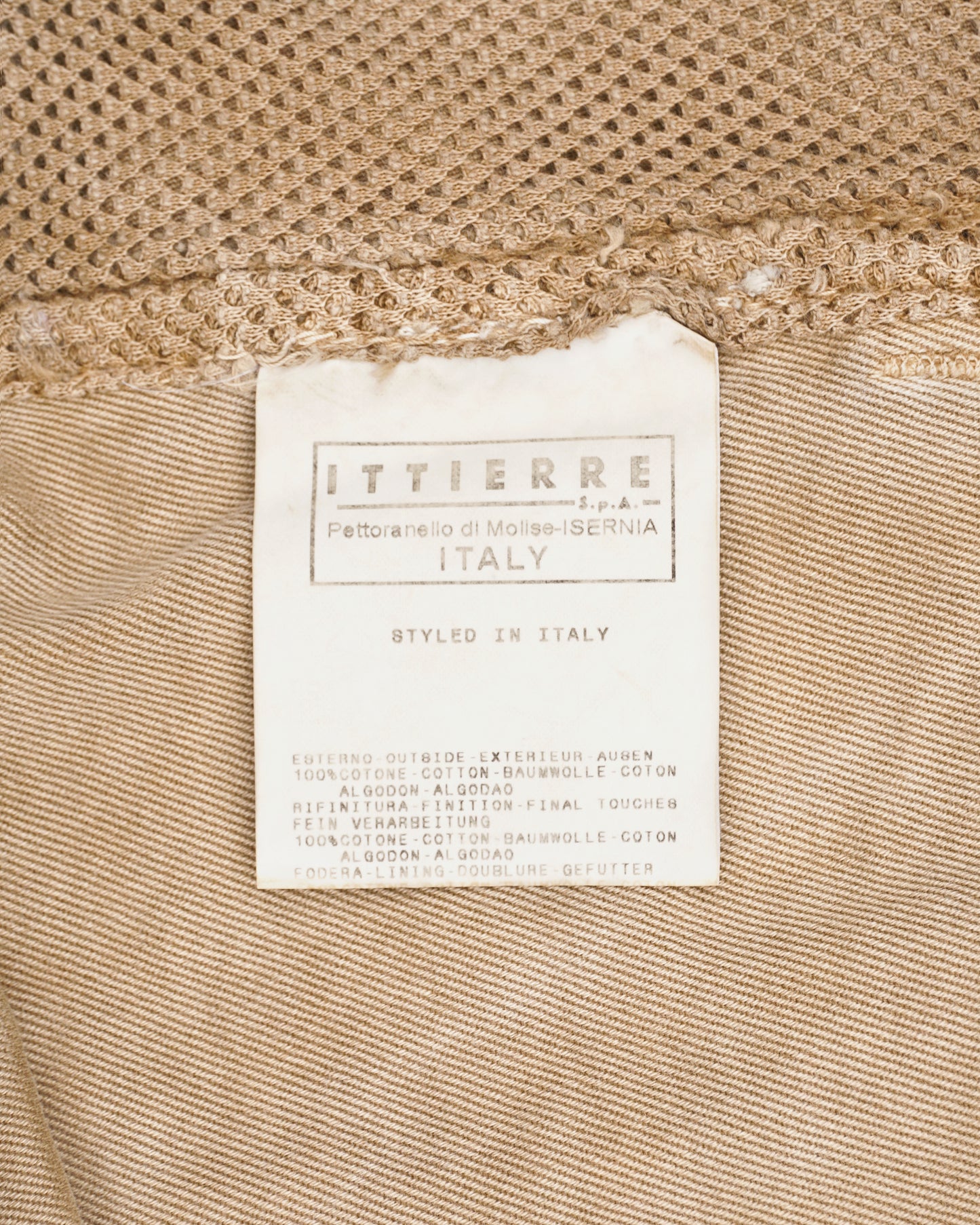 Dolce & Gabbana D&G AW03 Front-Zip Cargo Pants beige 34