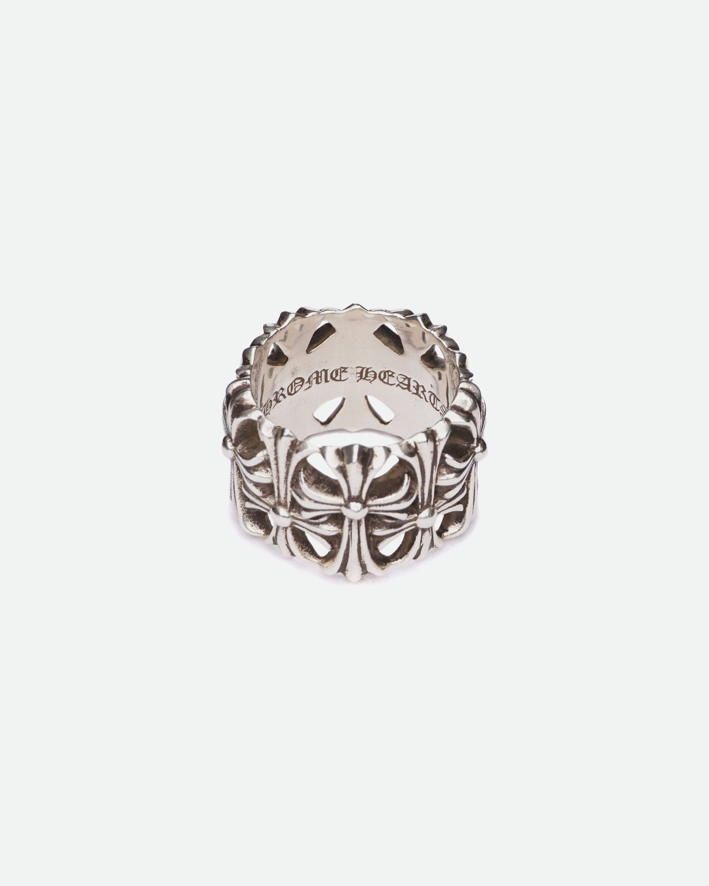 Chrome Hearts Round Cemetery Ring