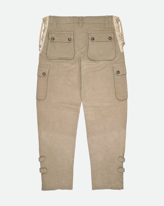Dolce & Gabbana AW03 Side-Lace Bondage Cargo Pants