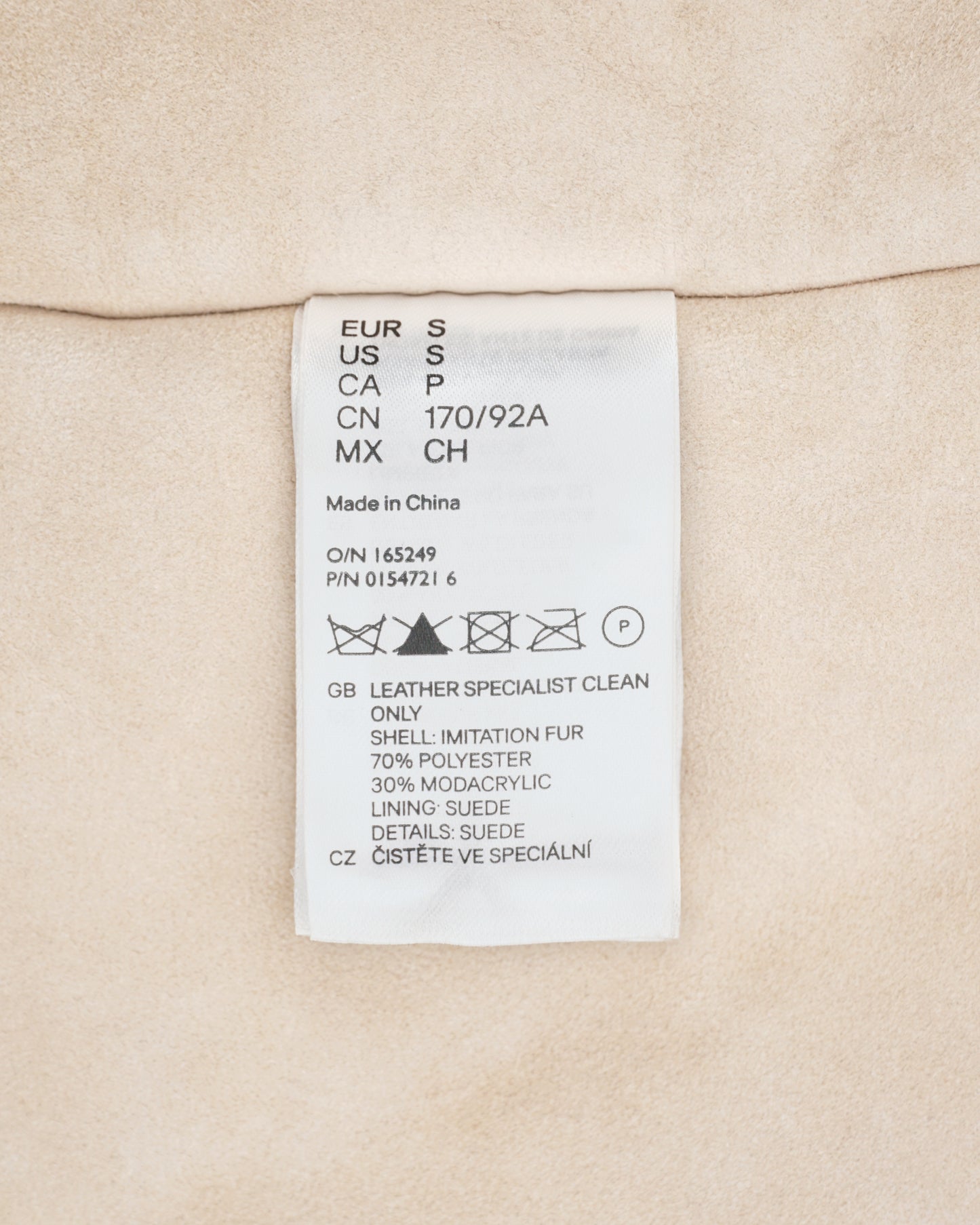 H&M x Margiela Reconstructed Reversed Sherpa Coat