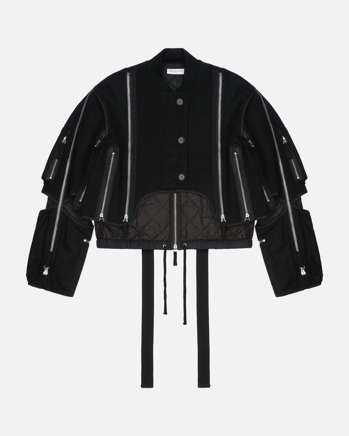 Dries van Noten AW14 Backzip Bomber Jacket