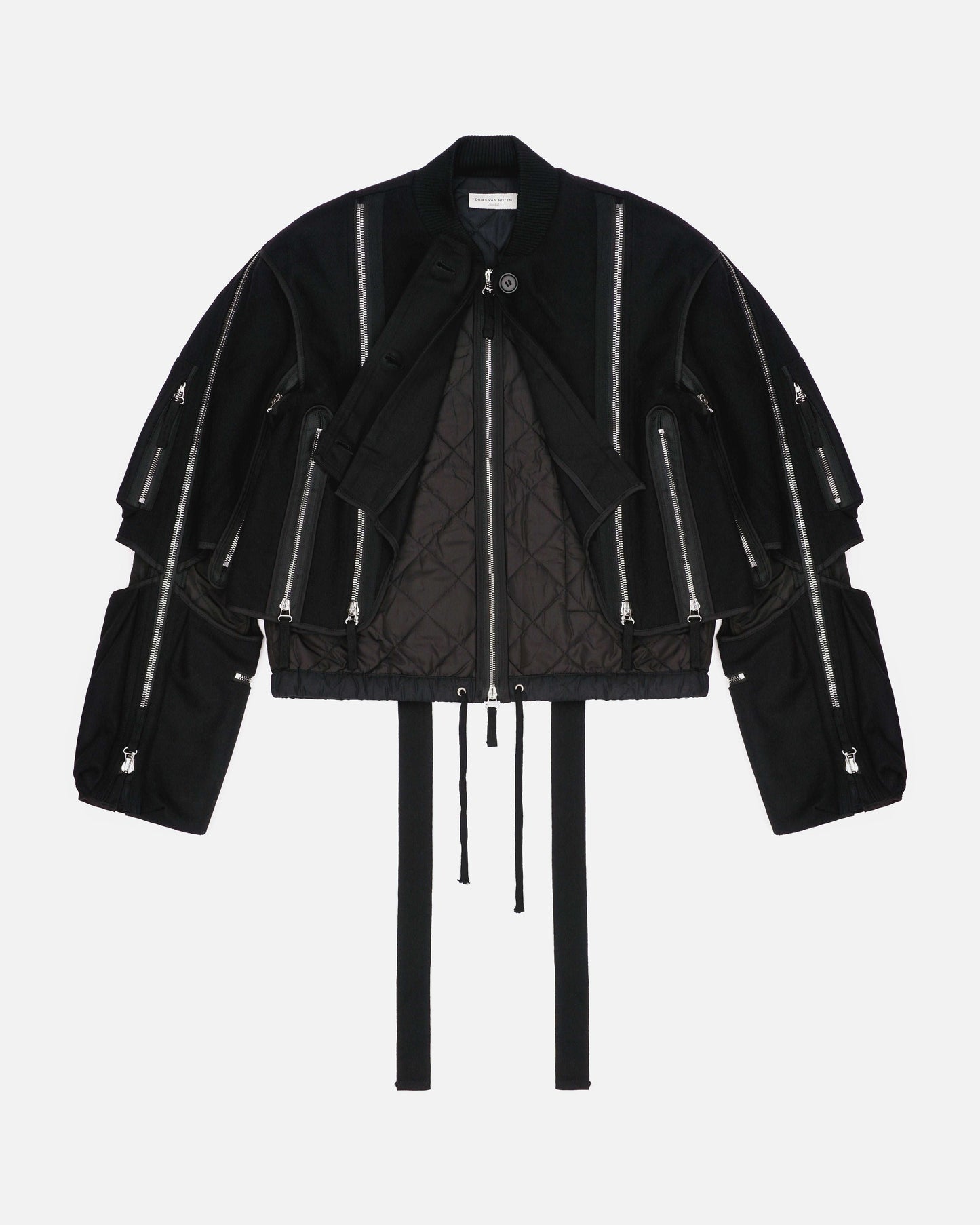 Dries van Noten AW14 Backzip Bomber Jacket