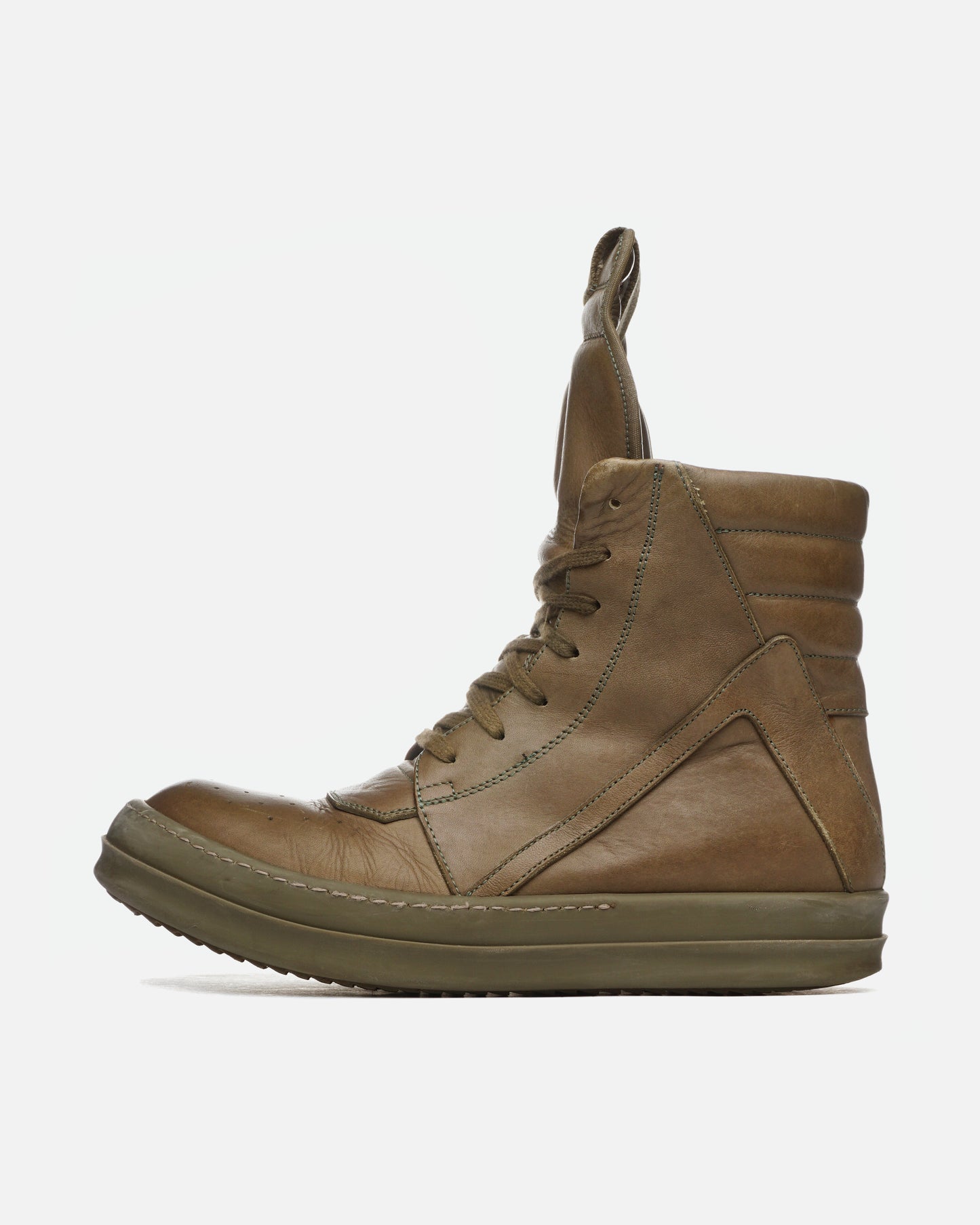 Rick Owens SS16 Cyclops Geobaskets 40 palm green