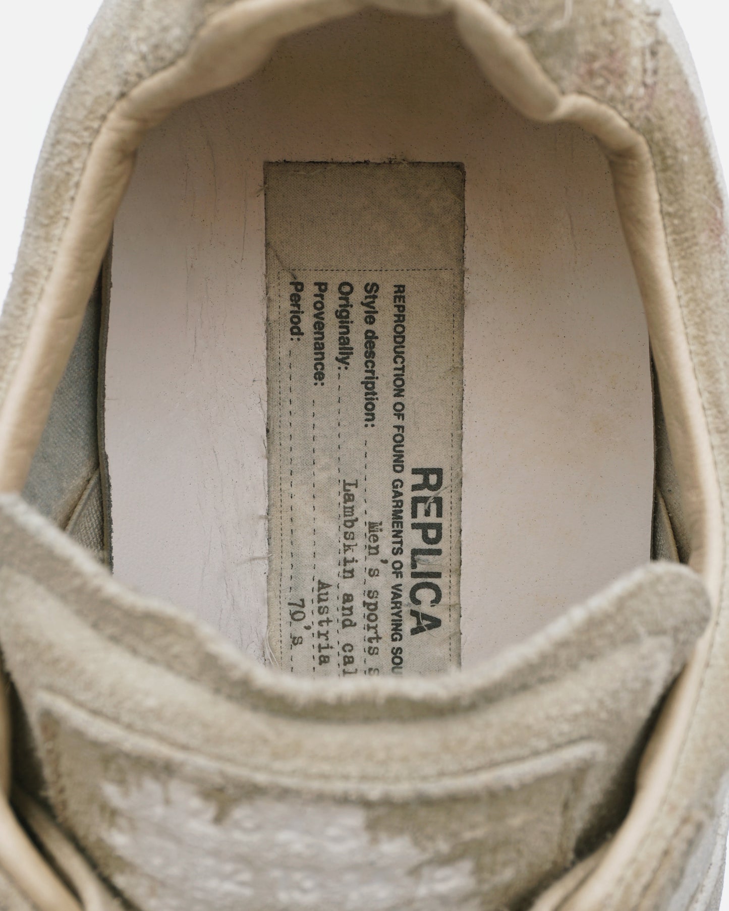 Maison Margiela Replica Painted Suede