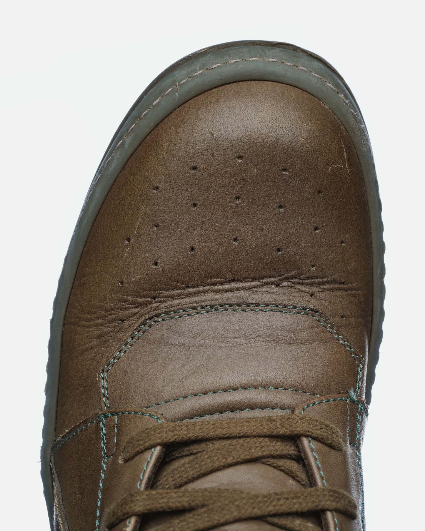 Rick Owens SS16 Cyclops Geobaskets 40 palm green