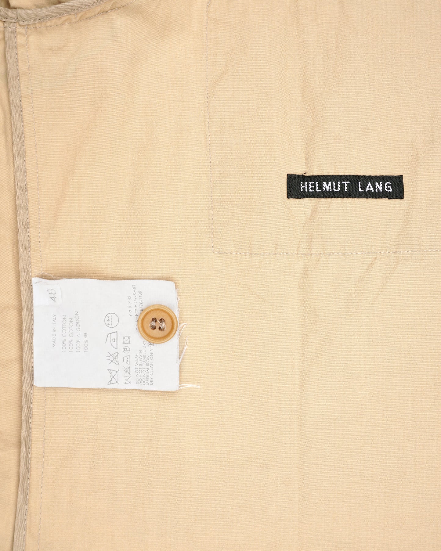 Helmut Lang SS95 Workwear Jacket beige 48