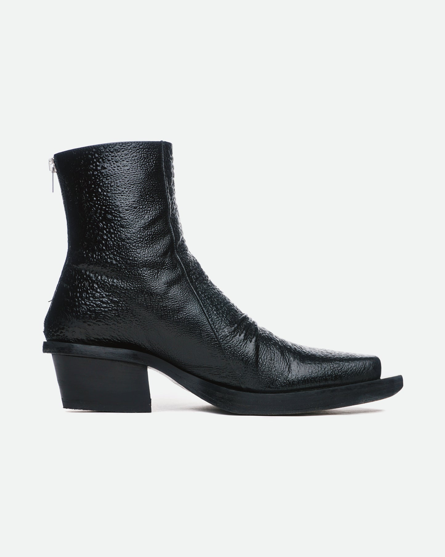 1070 ALYX 9SM Leather Toad Print Leone Boots
