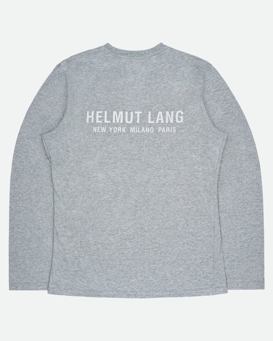 Helmut Lang 04 Backprint Logo Longsleeve