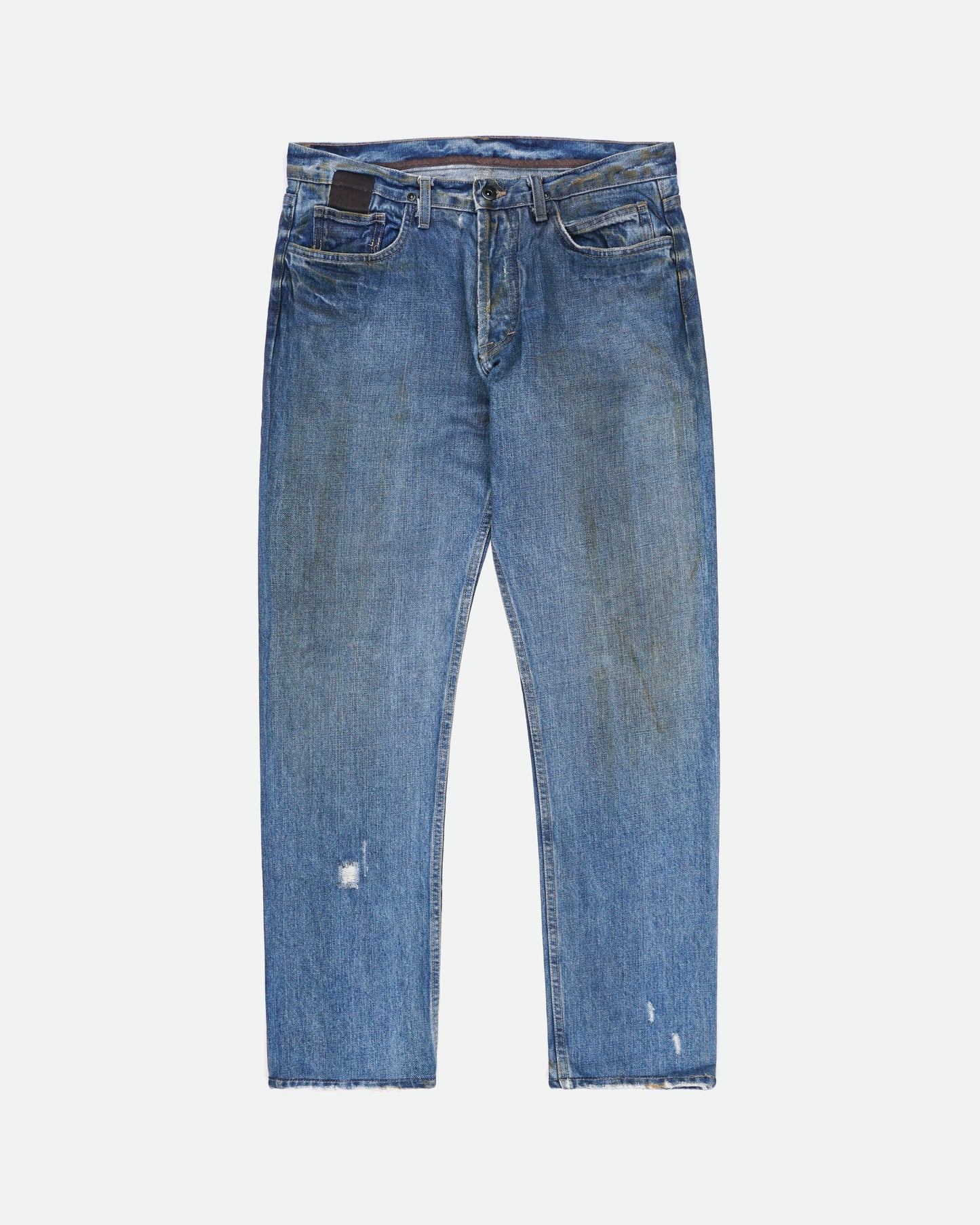 Rick Owens SLAB 2001 Oil-Wax Denim Jeans