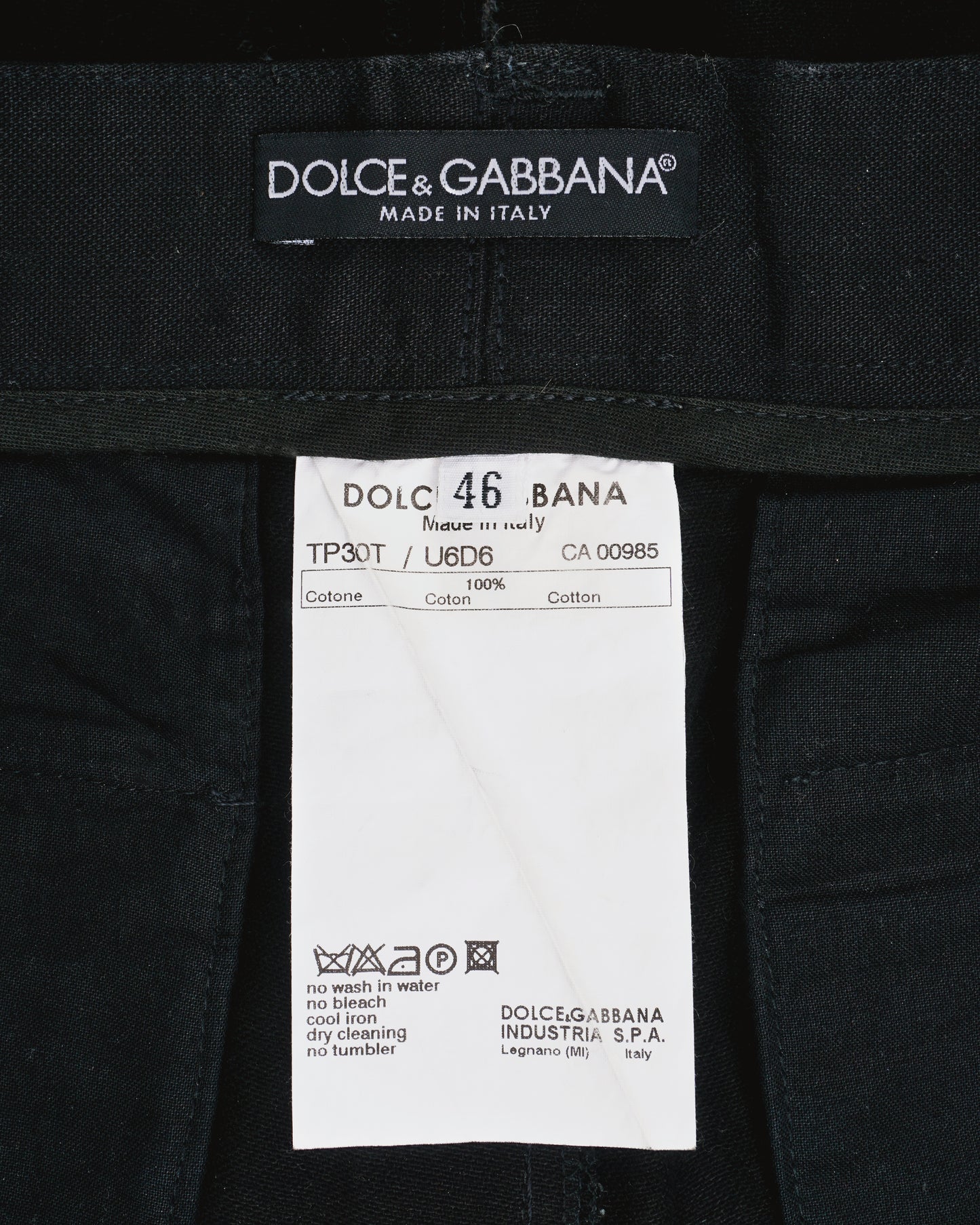 Dolce & Gabbana AW03 Multi-Buckle Biker Cargo