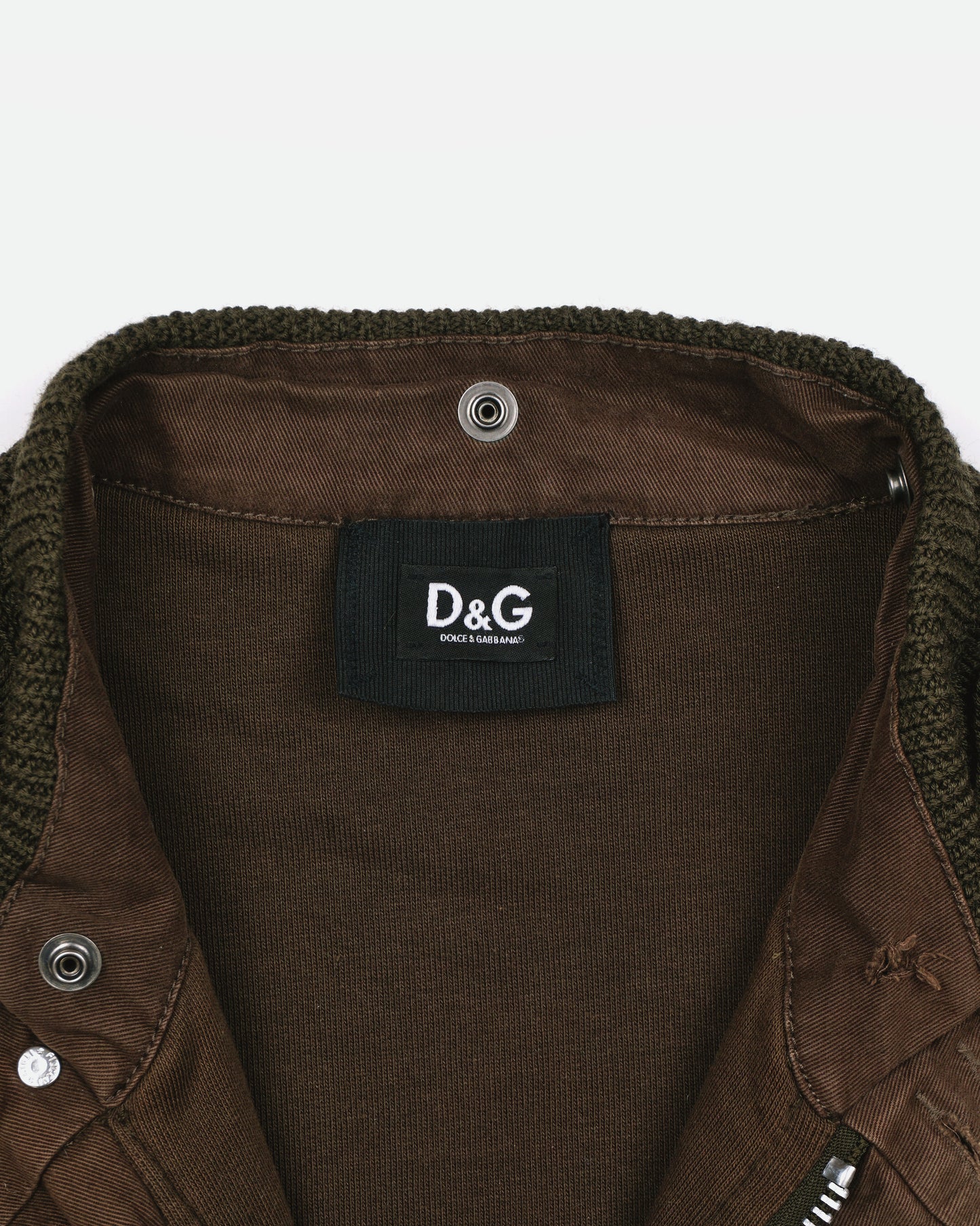 Dolce & Gabbana D&G Reconstructed Military Knit jacket