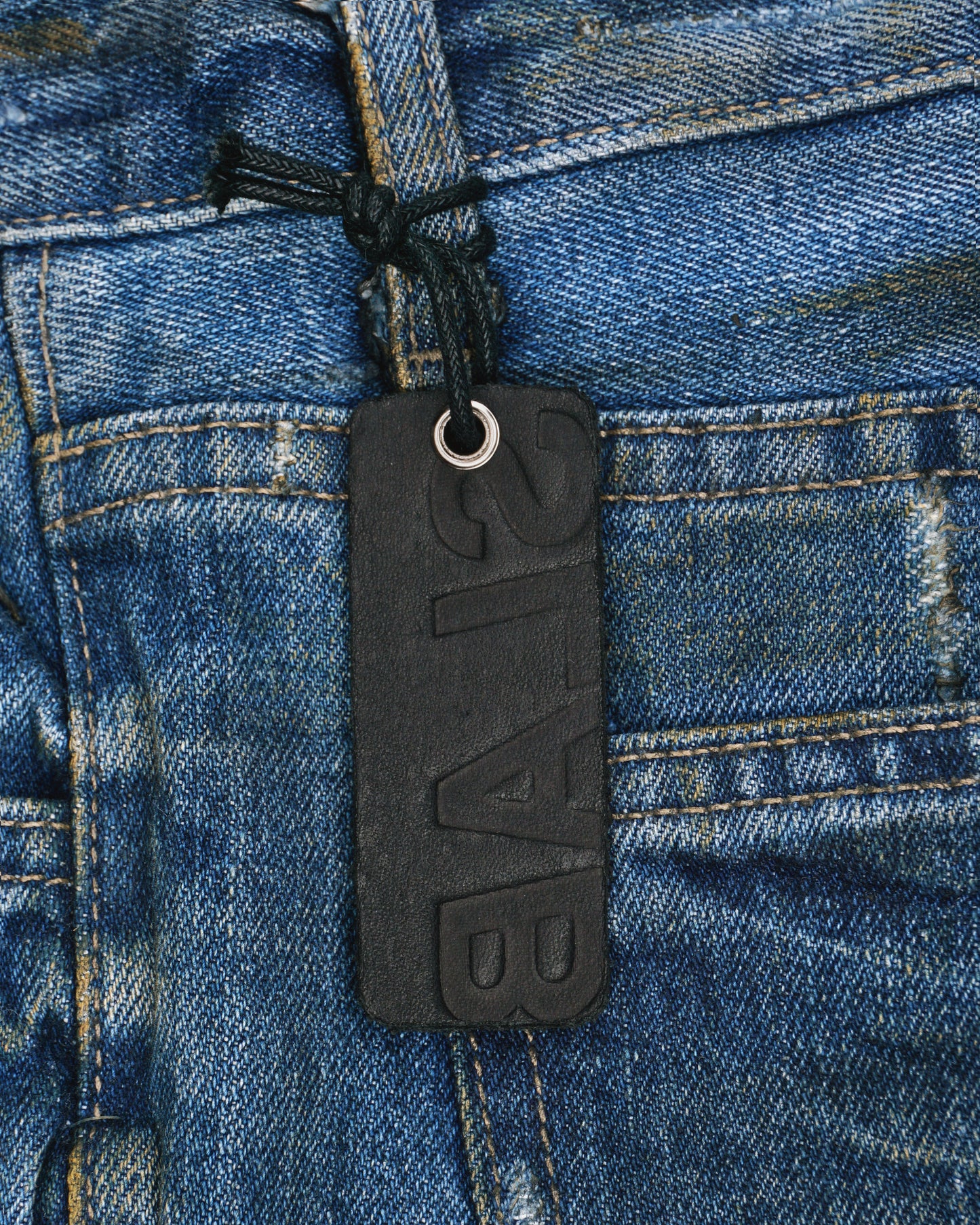 Rick Owens SLAB 2001 Oil-Wax Denim Jeans