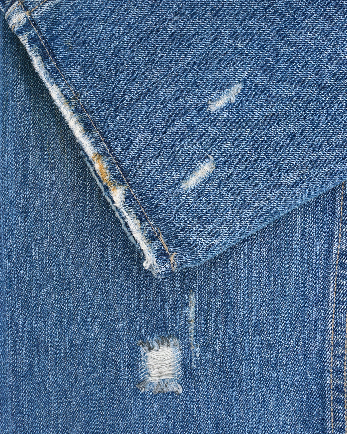 Rick Owens SLAB 2001 Oil-Wax Denim Jeans